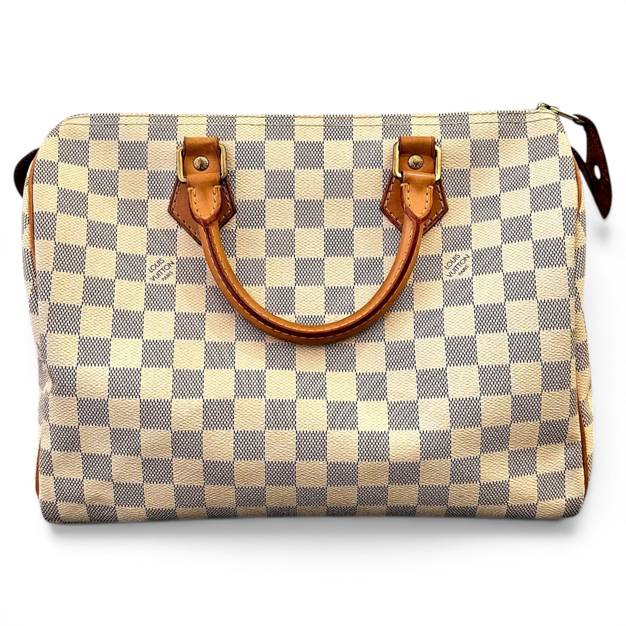 Speedy leather handbag