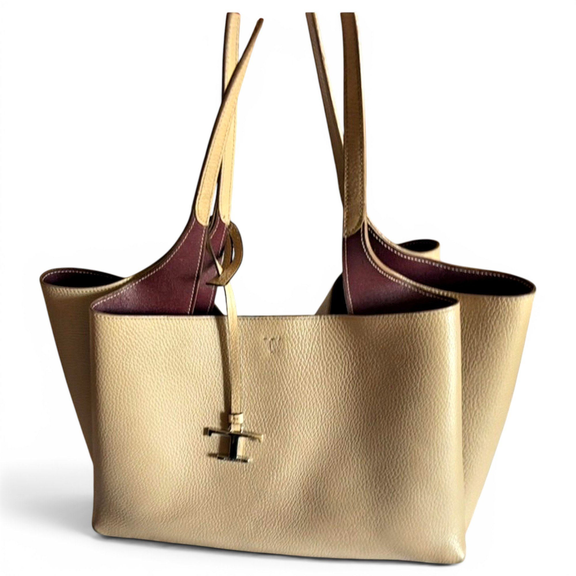 Tod's Shopping Media leather tote
