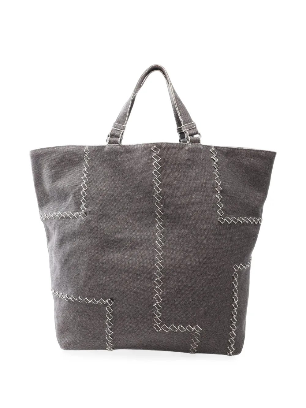 2000s whipstitch canvas tote bag