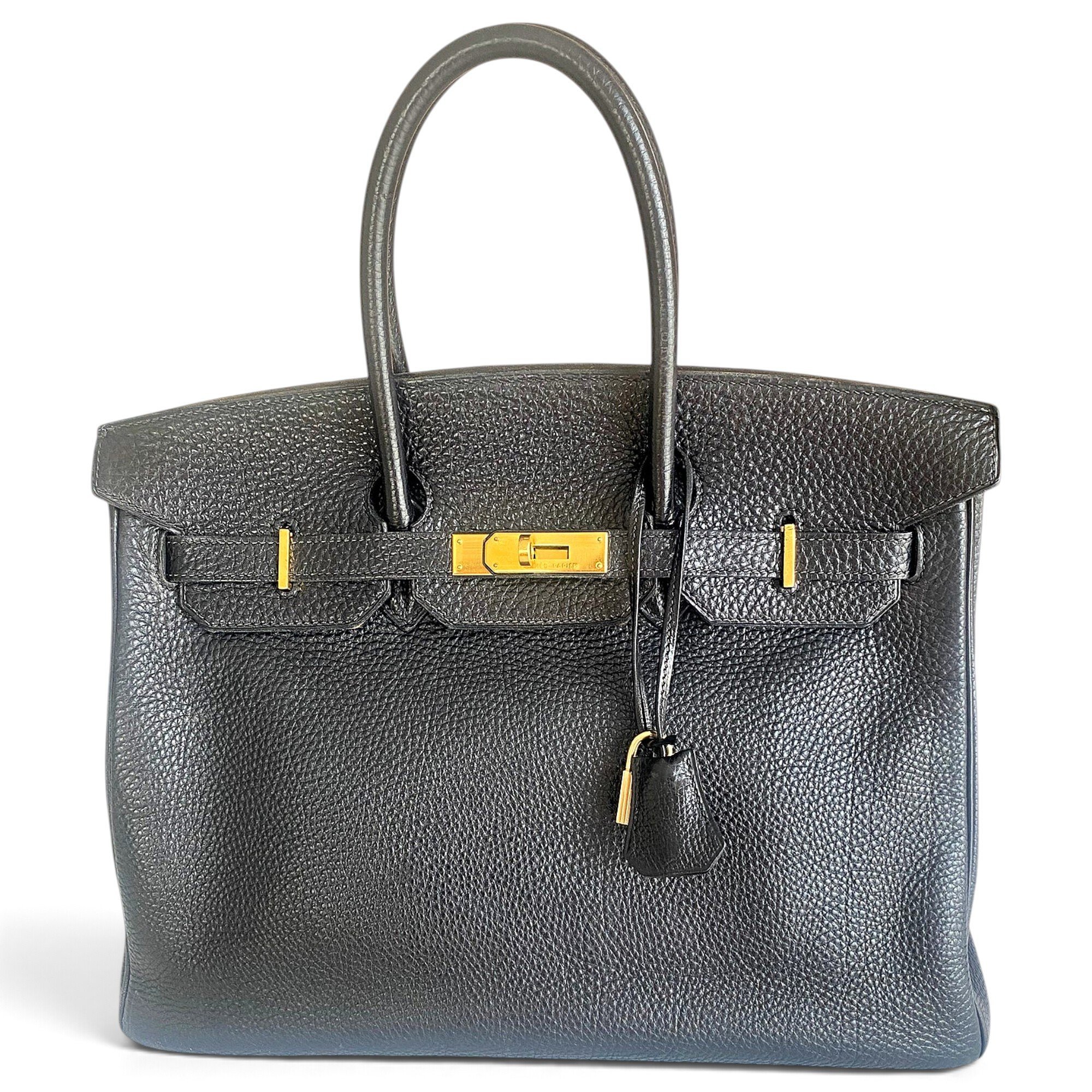 Birkin 35 leather handbag