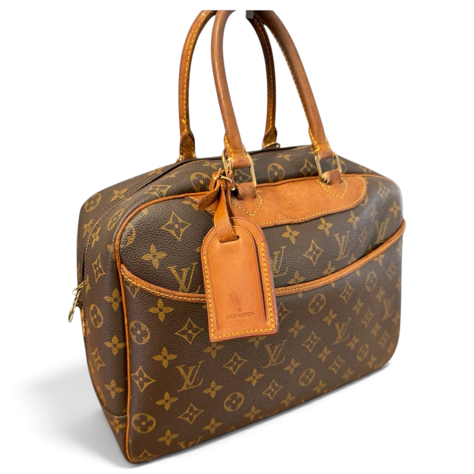Deauville leather handbag