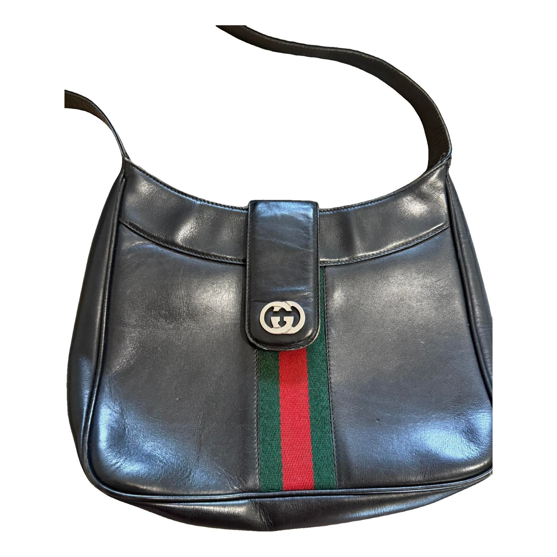 Punch leather handbag
