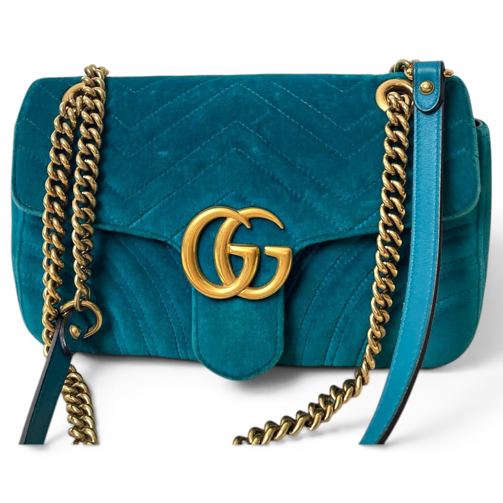 GG Marmont velvet handbag