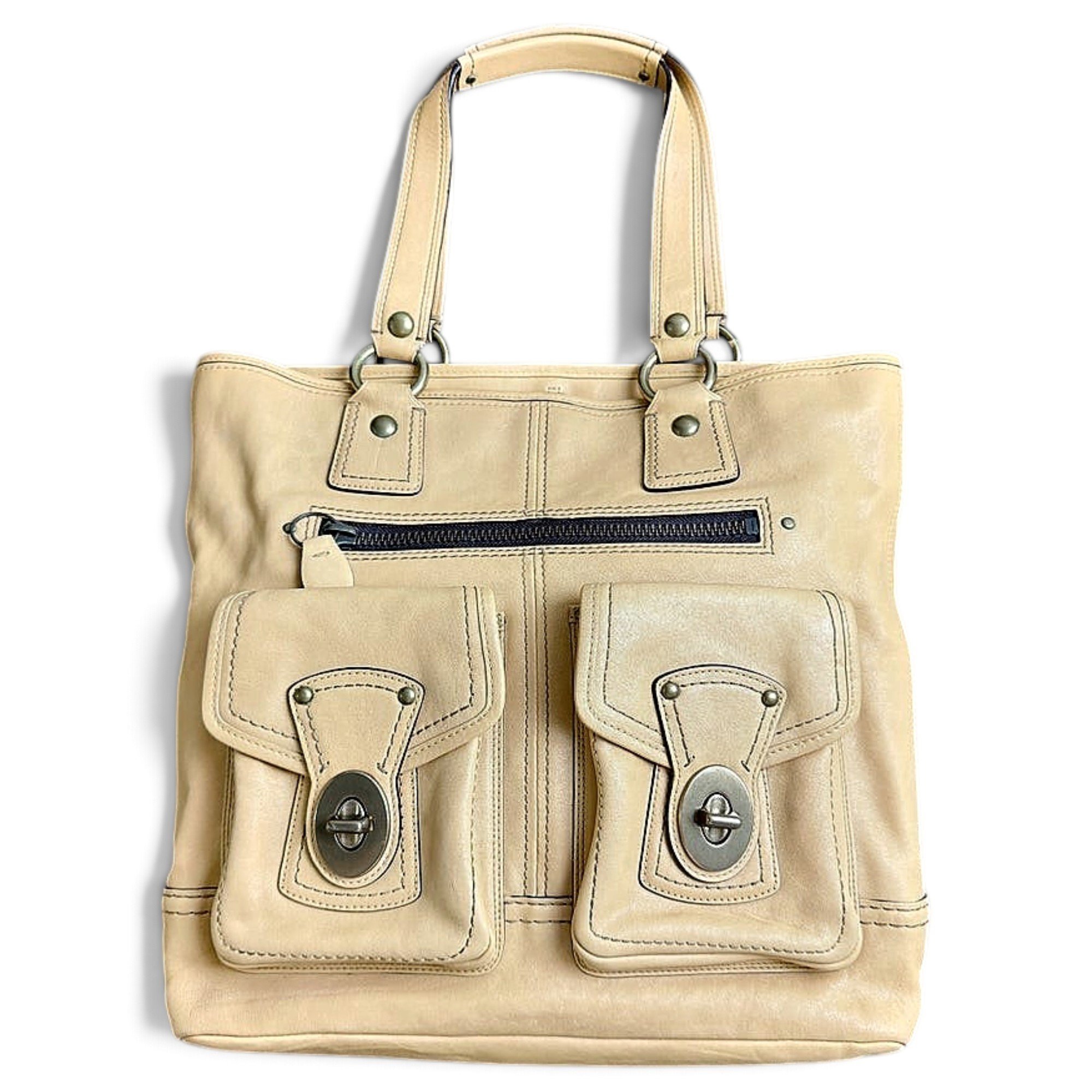 Signature Sufflette leather tote