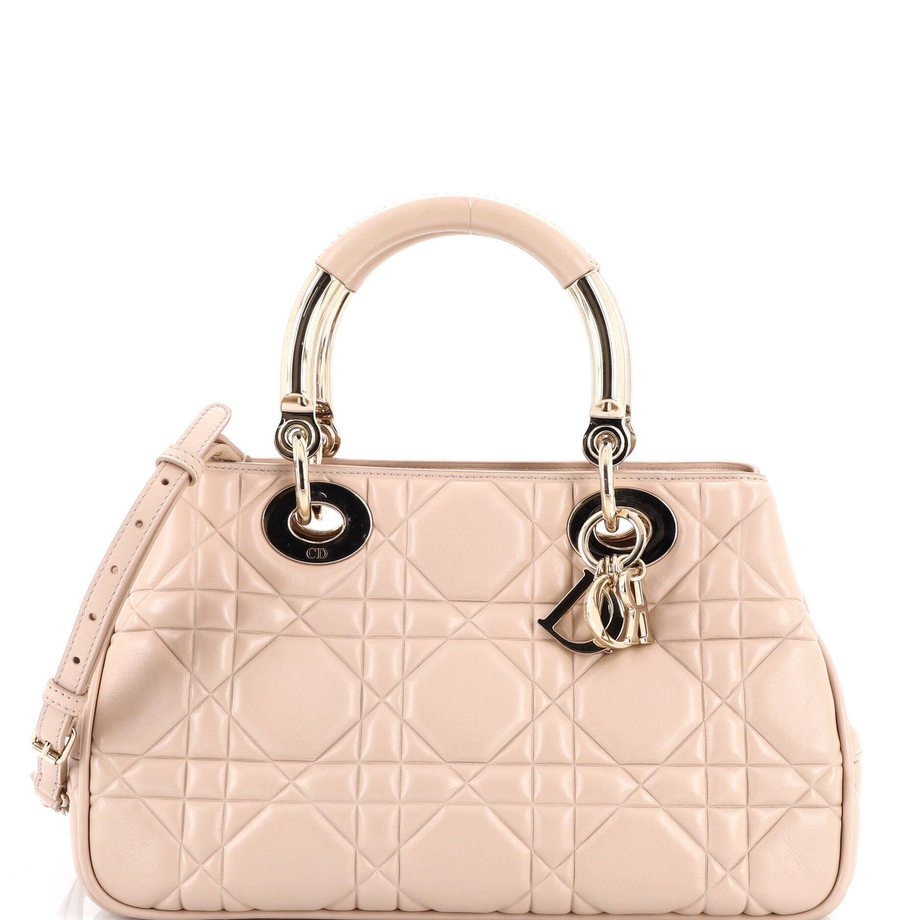 Dior Lady 95.22 Bag Cannage Embossed Leather Medium