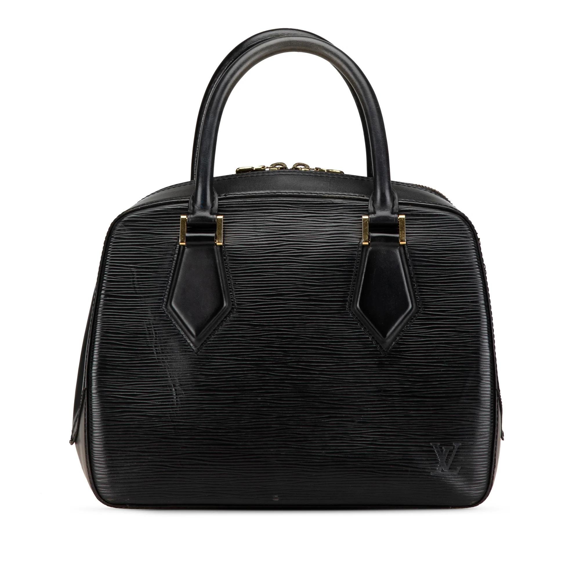 Sablon leather handbag