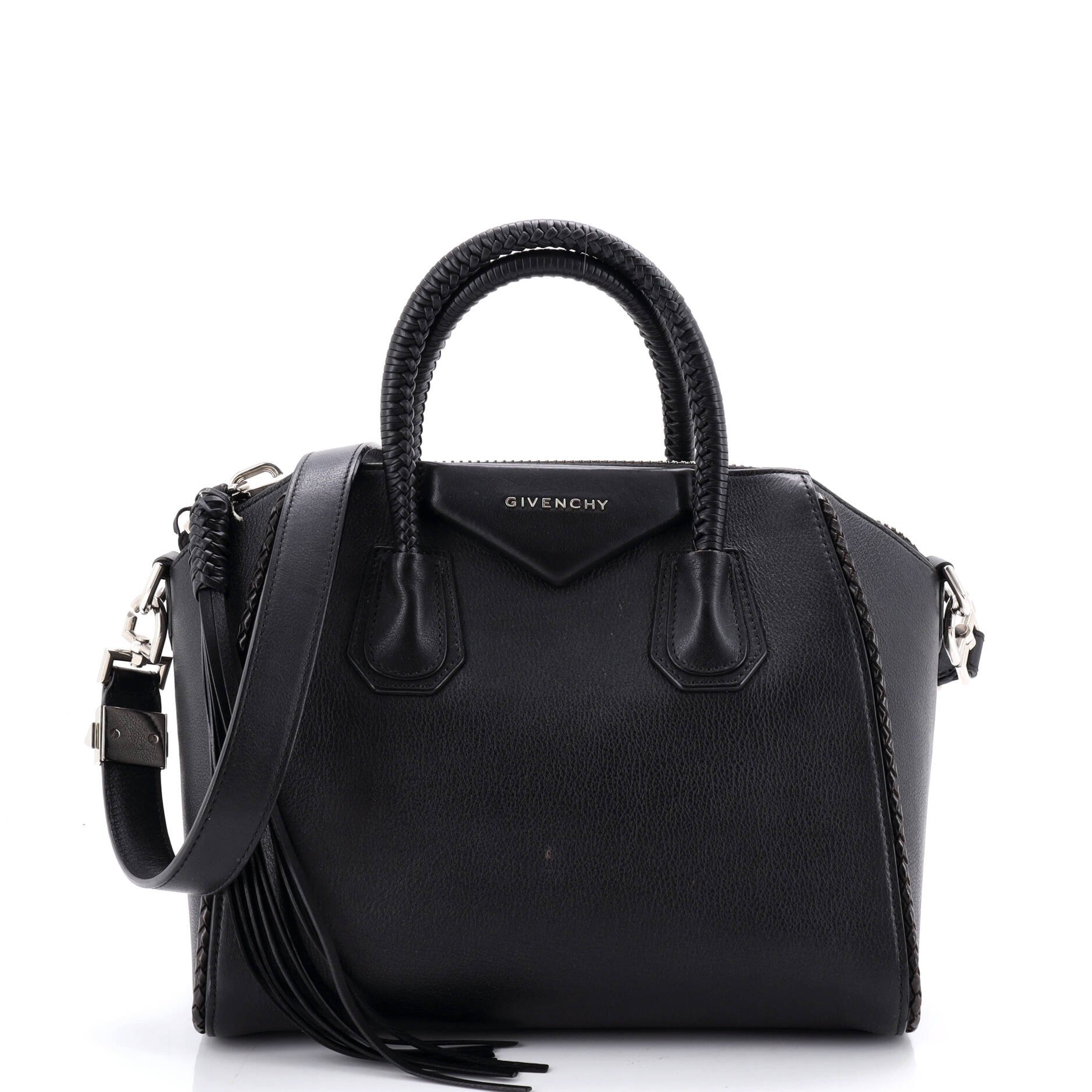 Givenchy Antigona Bag Leather with Woven Detail Small