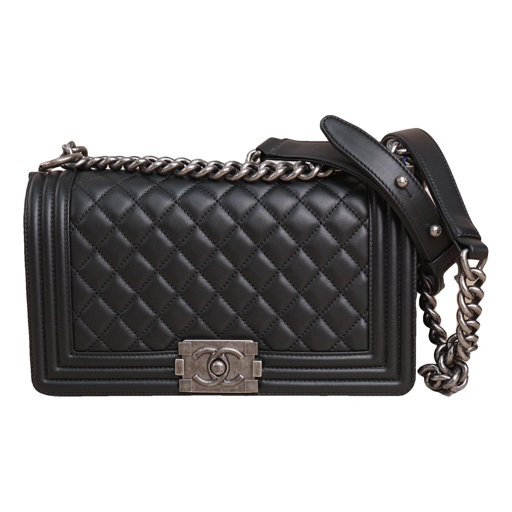 Boy leather crossbody bag