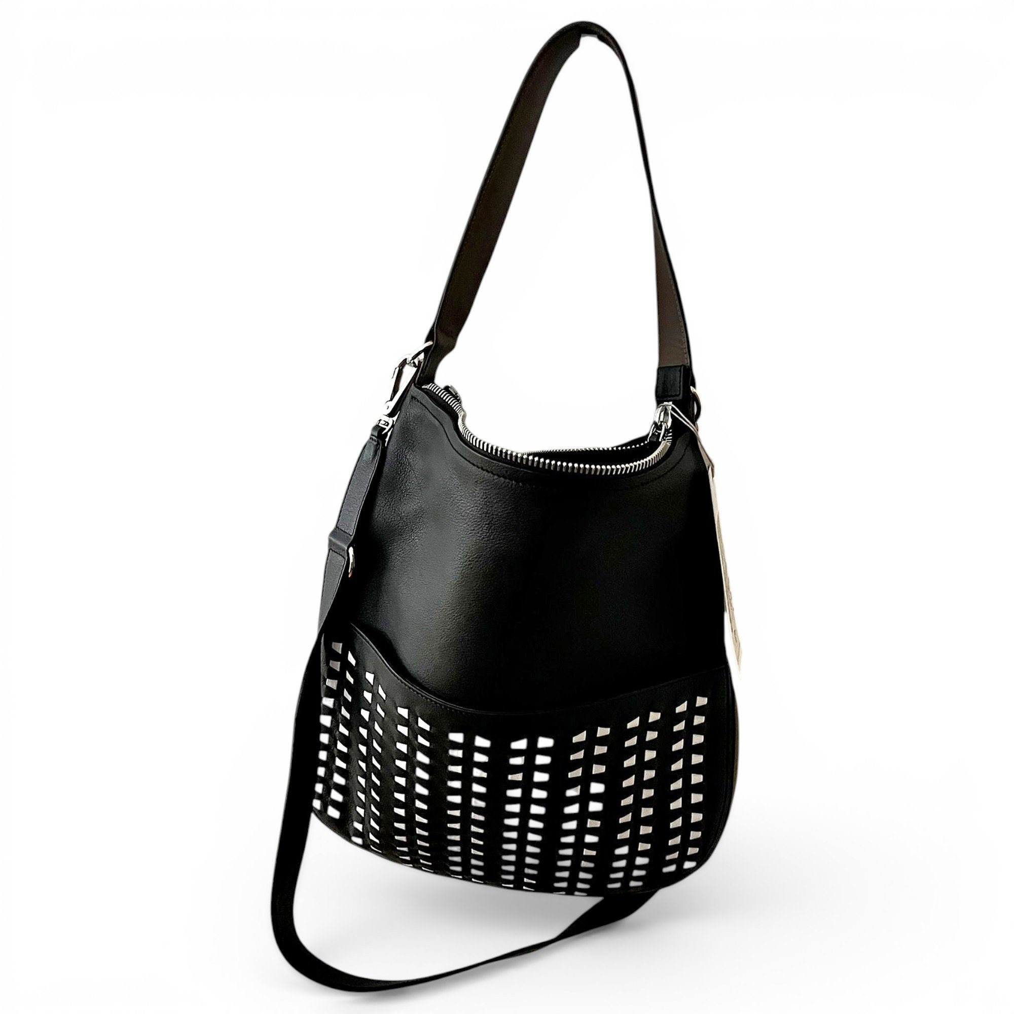 Moon leather handbag