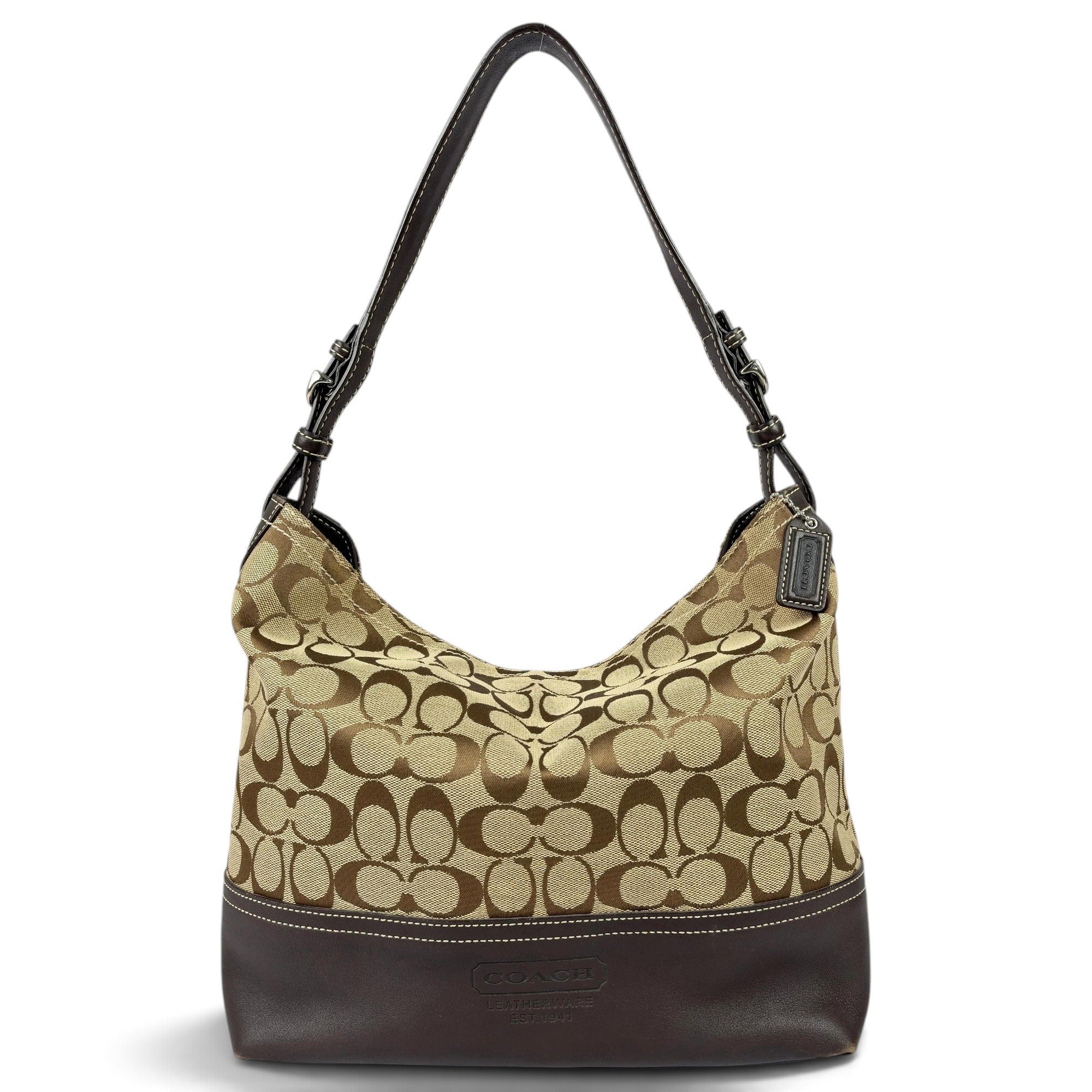 Signature Sufflette cloth handbag