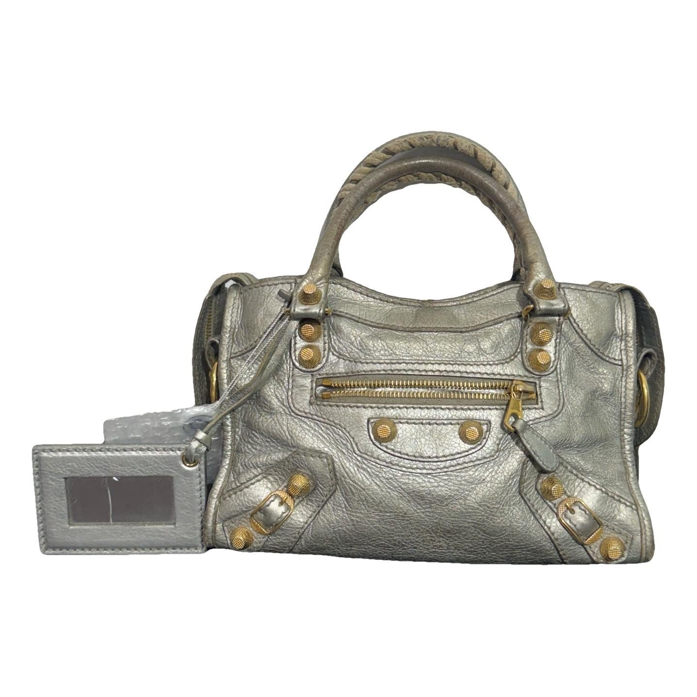 City leather bag