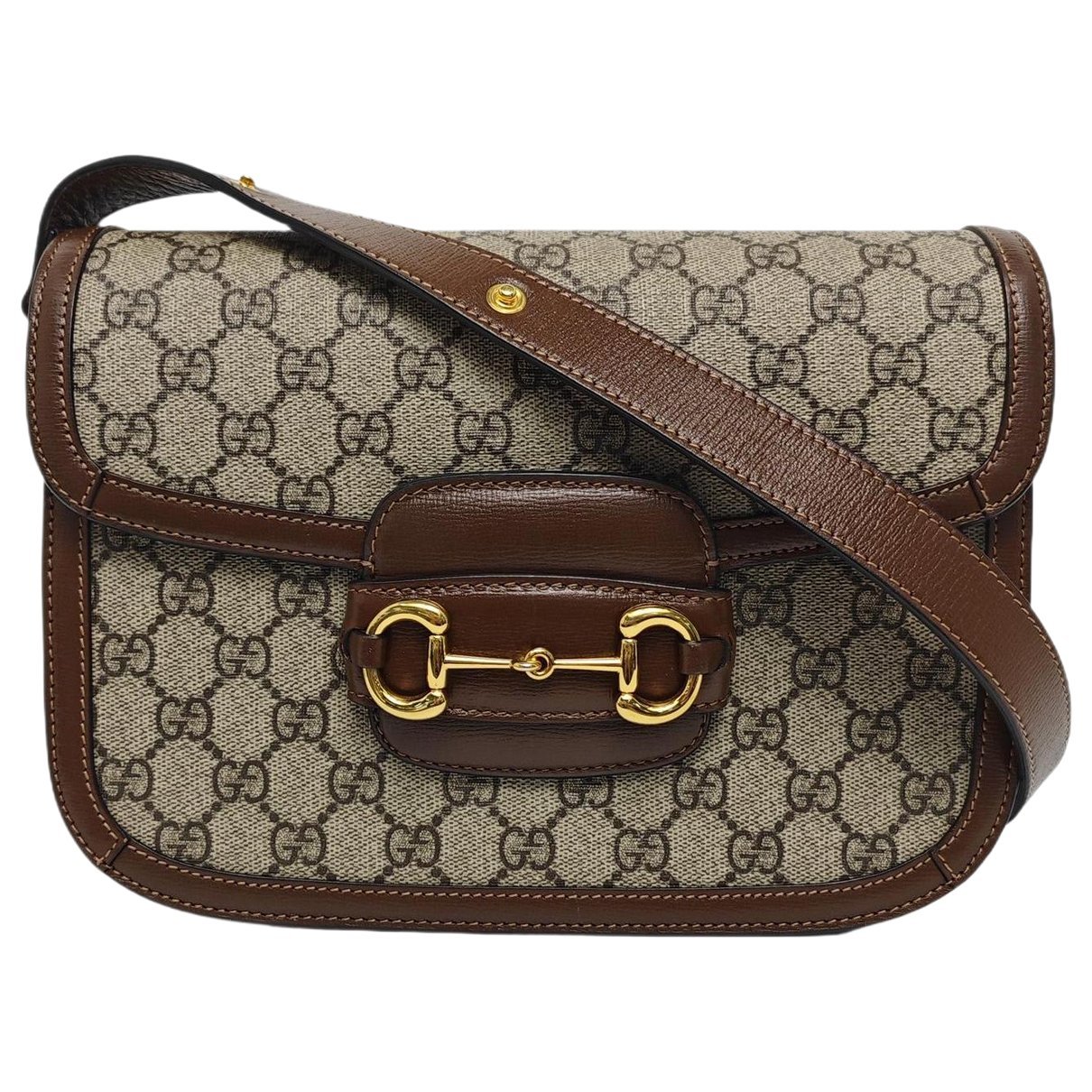 Handle Horsebit 1955 leather crossbody bag