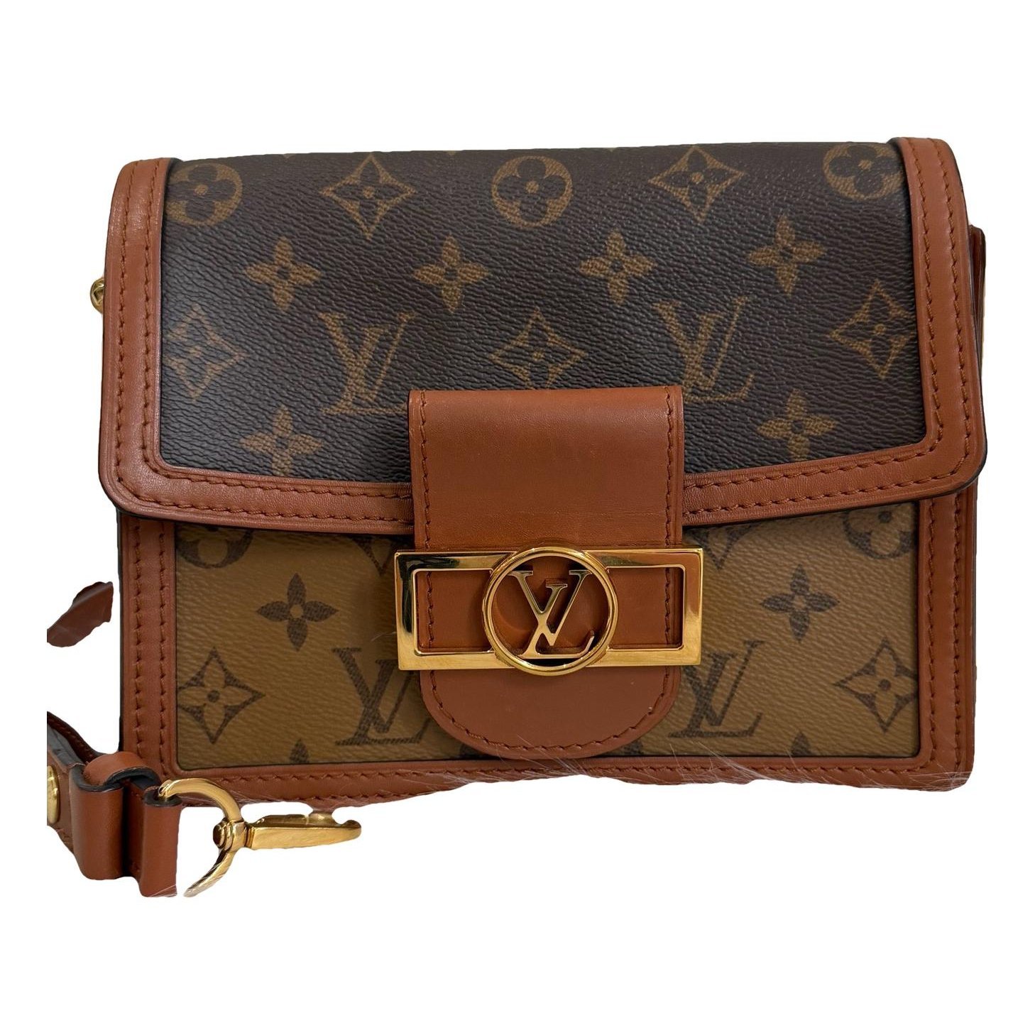 Dauphine leather handbag