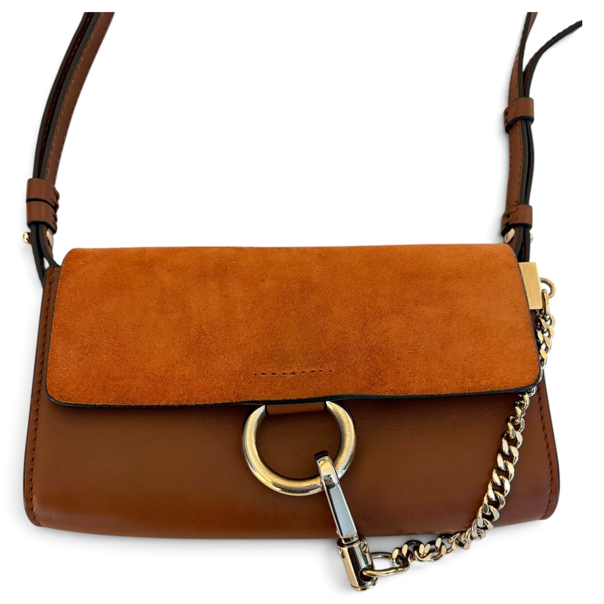 Faye leather crossbody bag