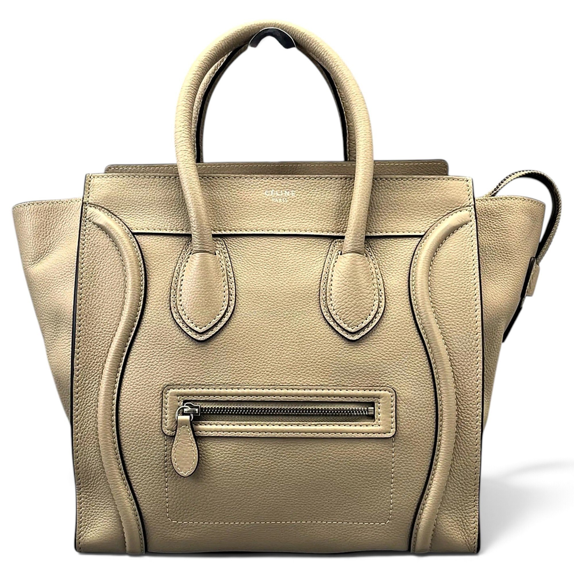 Luggage leather handbag