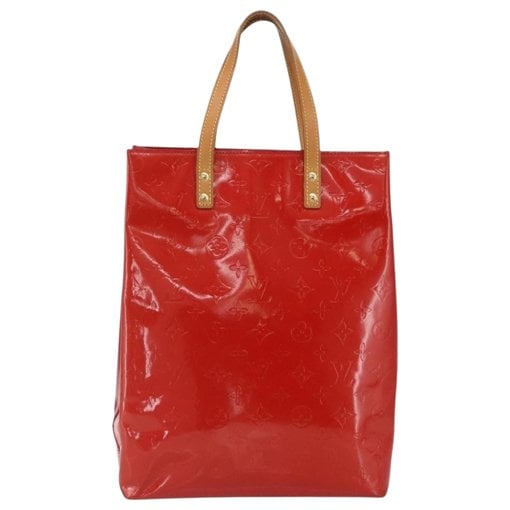 Reade patent leather handbag