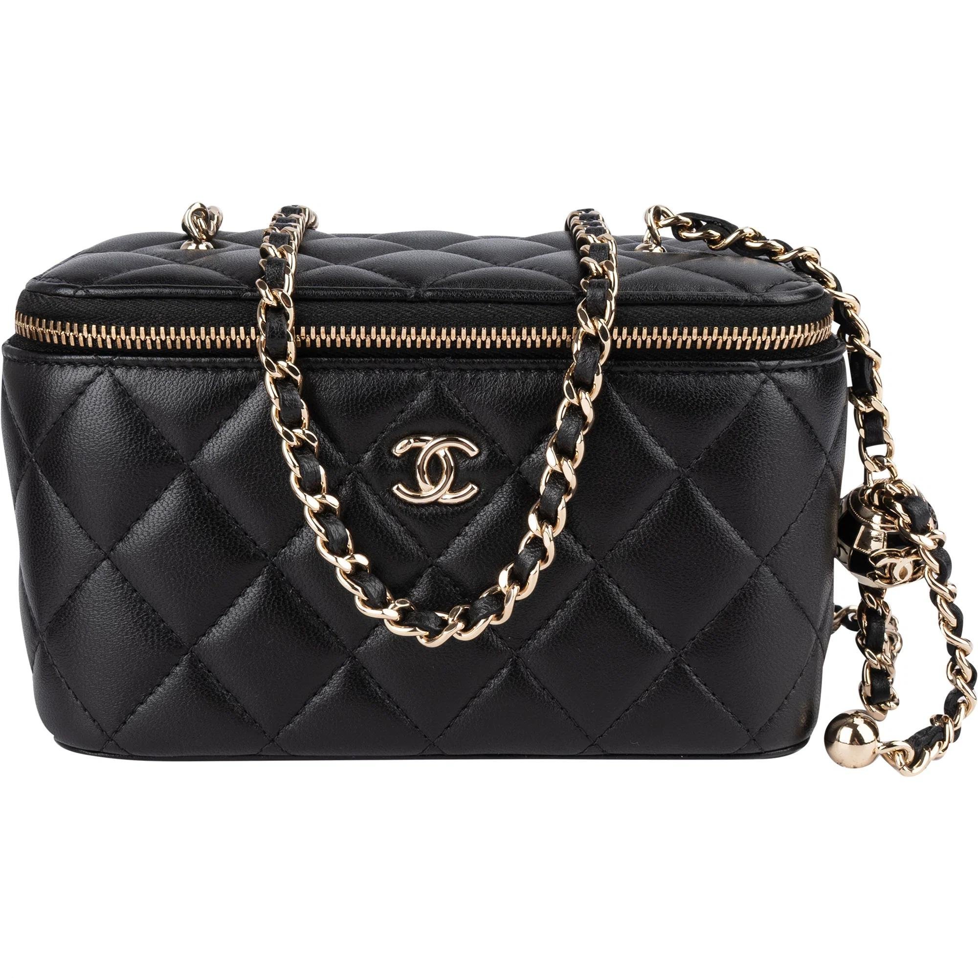 Vanity leather crossbody bag