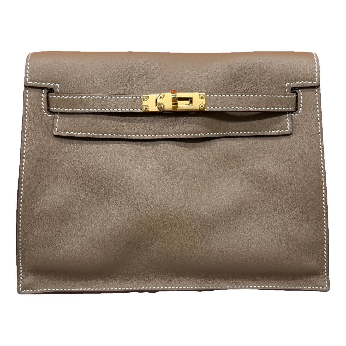 Hermes Kelly Handbag Gold Swift Leather