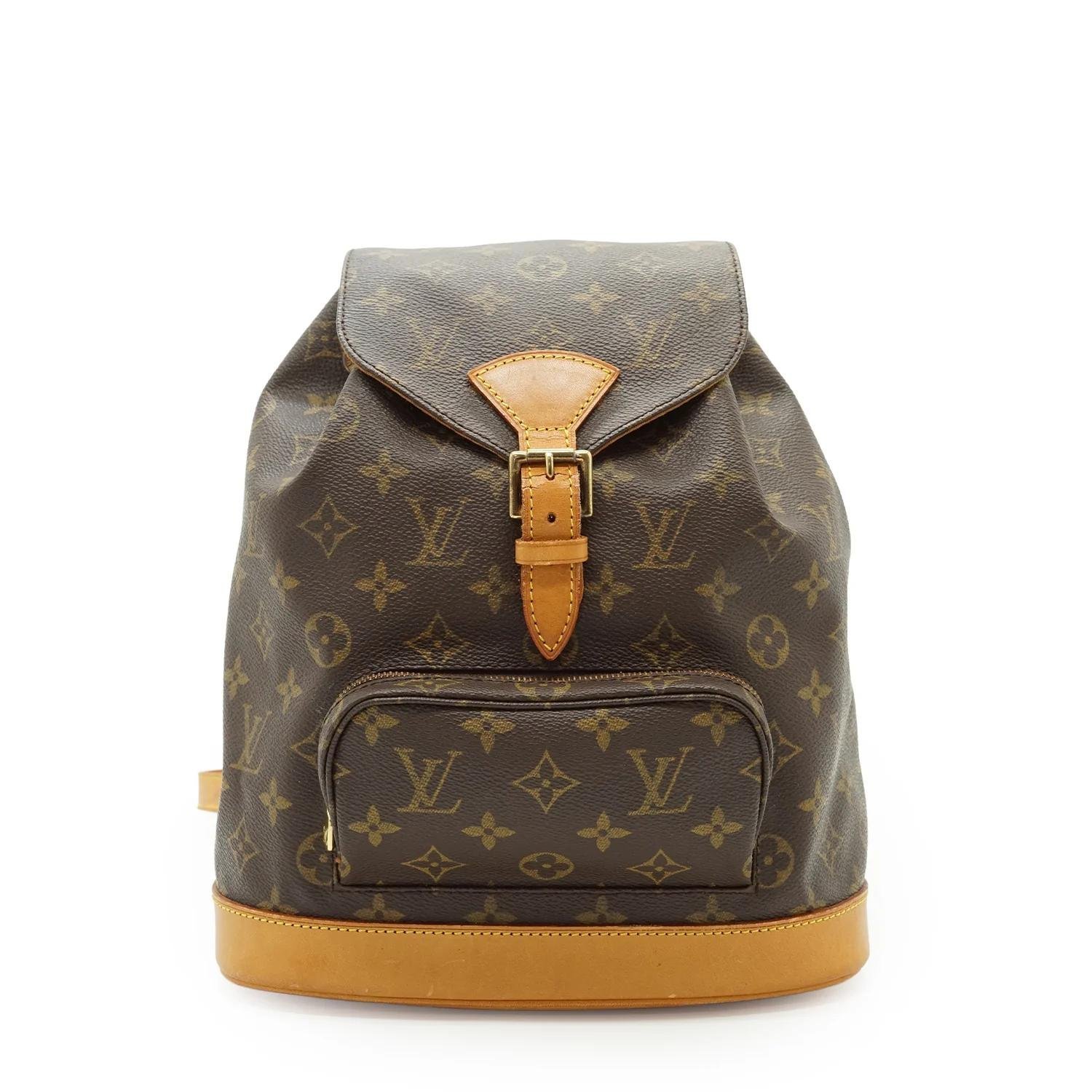 Louis Vuitton Montsouris Vintage leather backpack