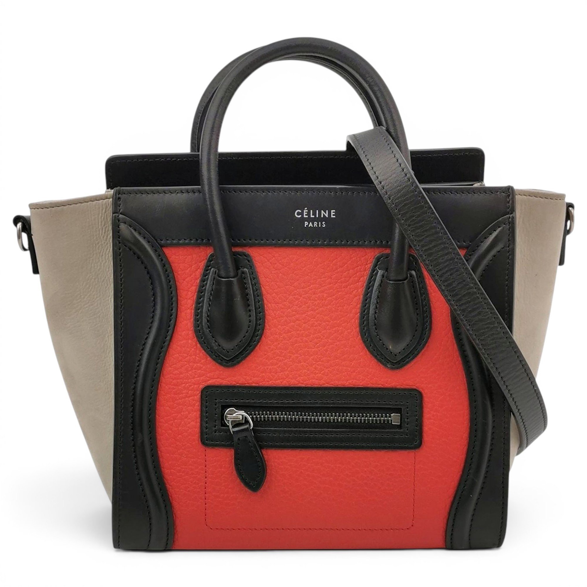 Nano Luggage leather handbag