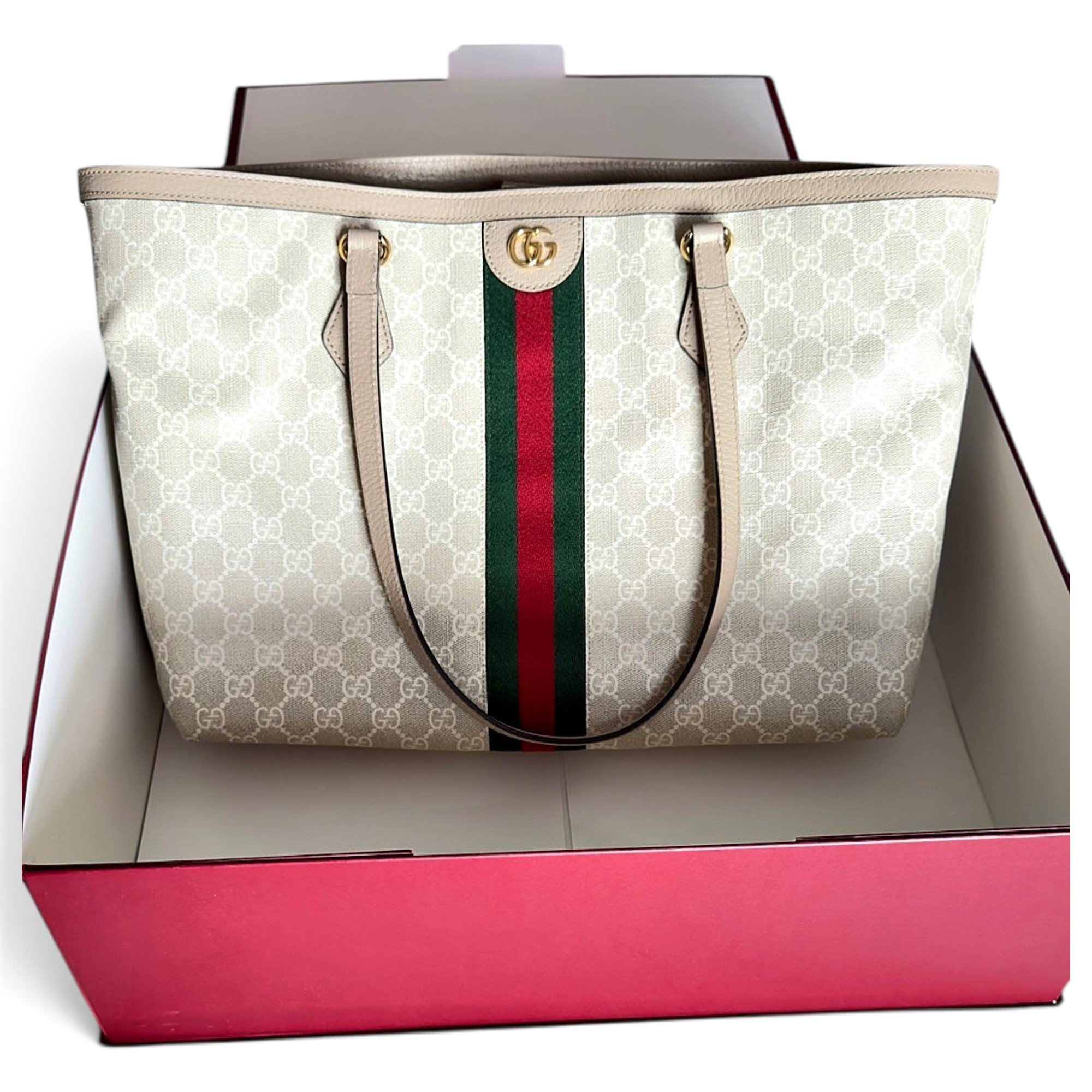 Ophidia leather tote
