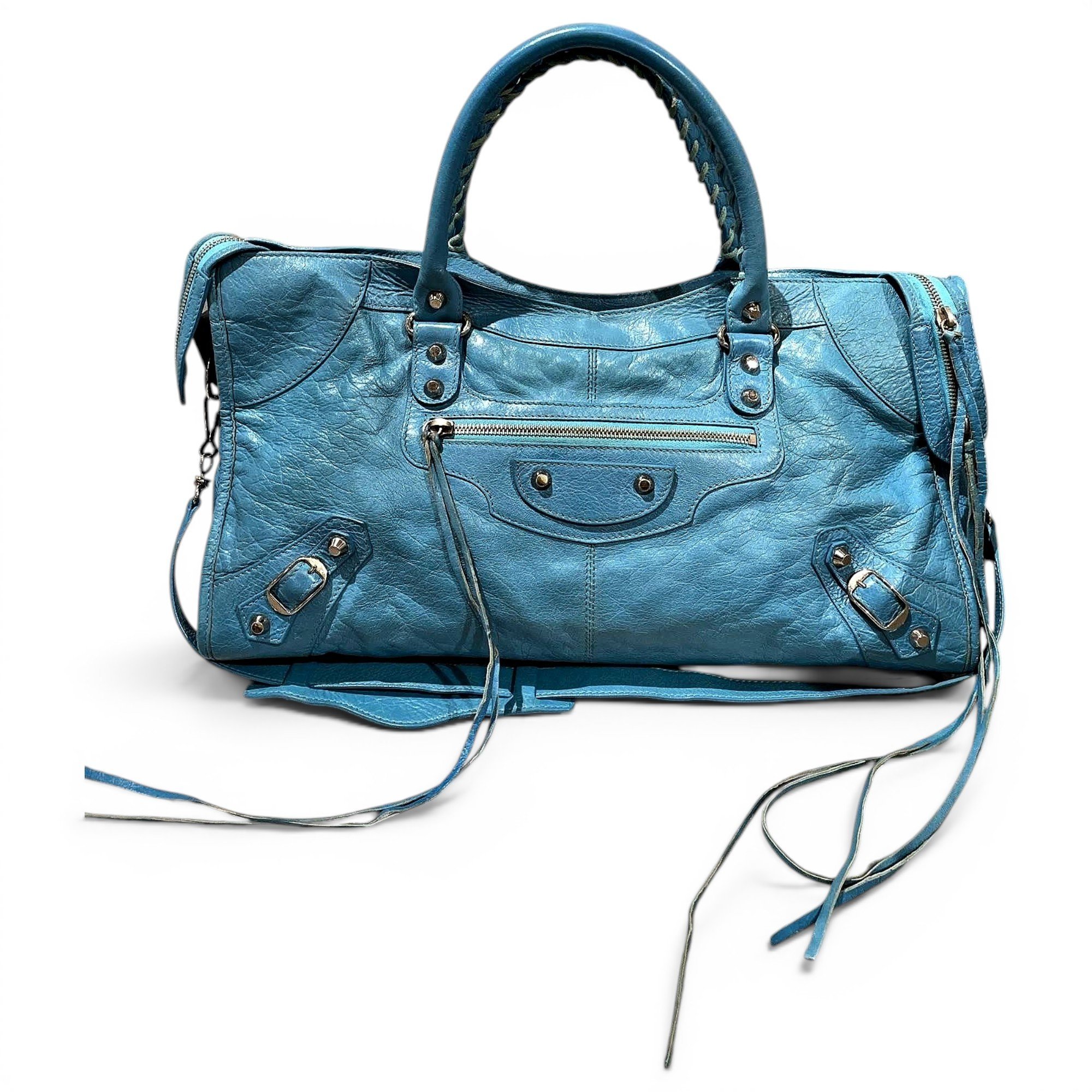 Leather handbag