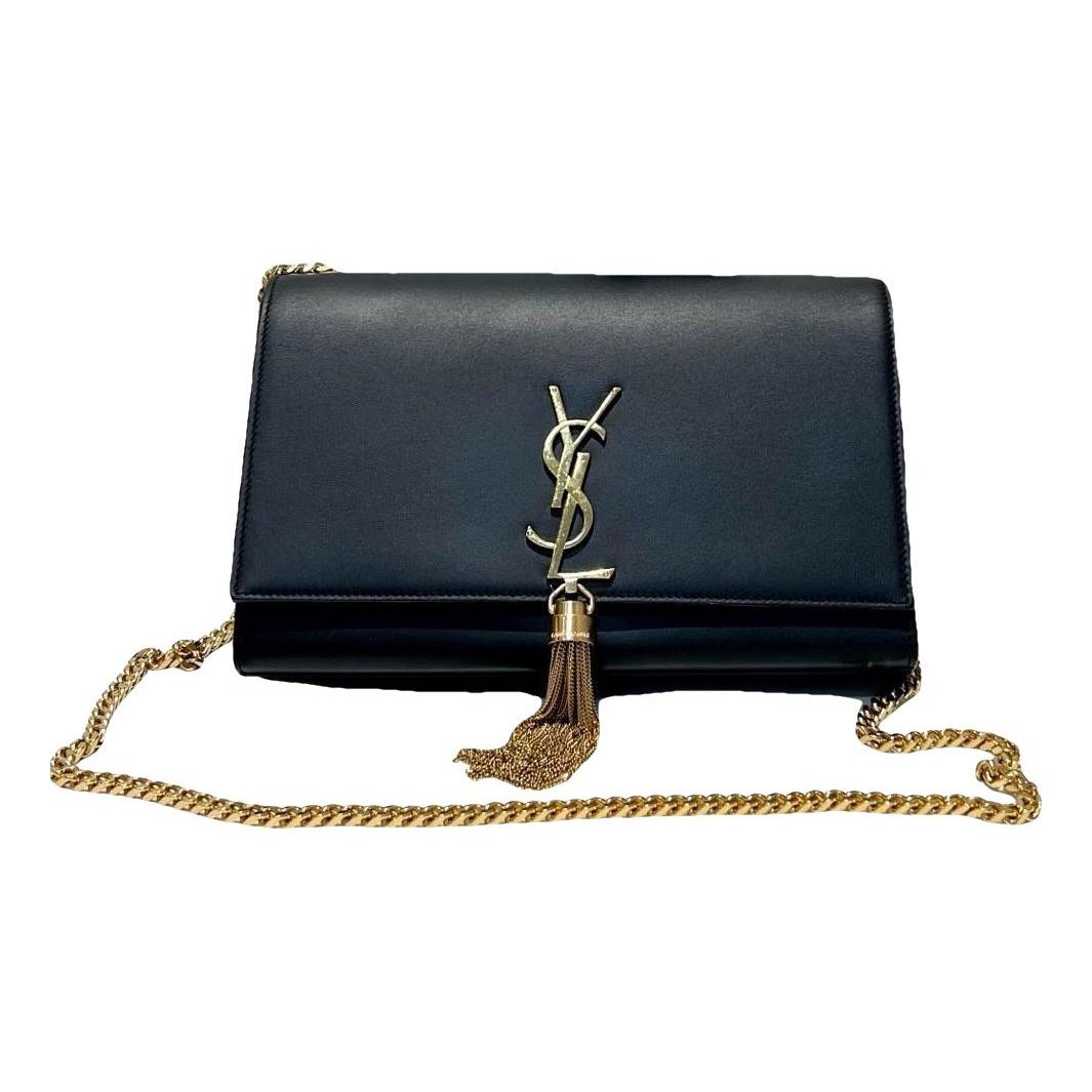 Pompom Kate leather handbag