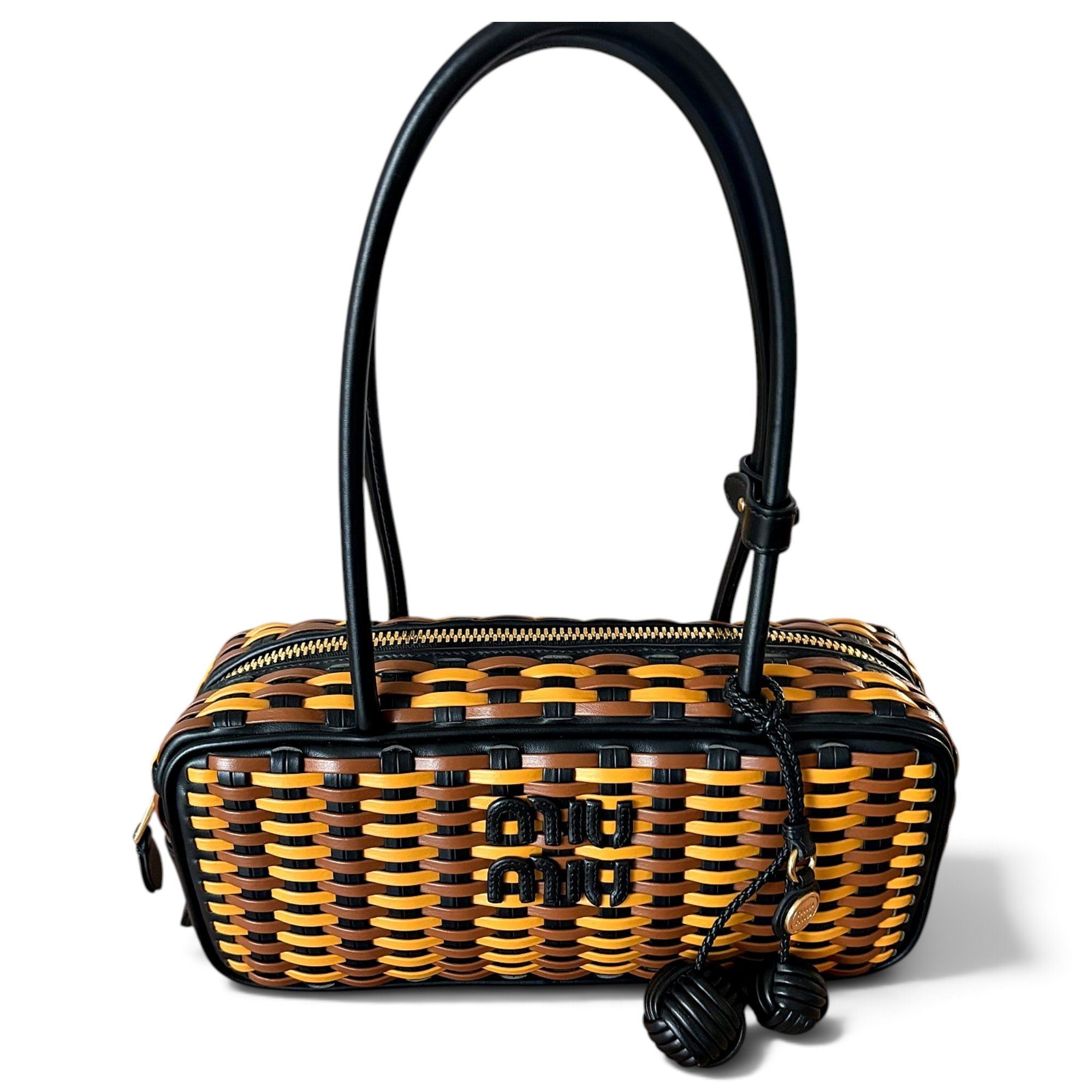 Beau leather handbag