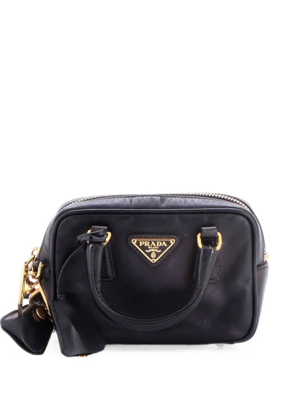 Bauletto Bag Saffiano Leather Mini crossbody bag