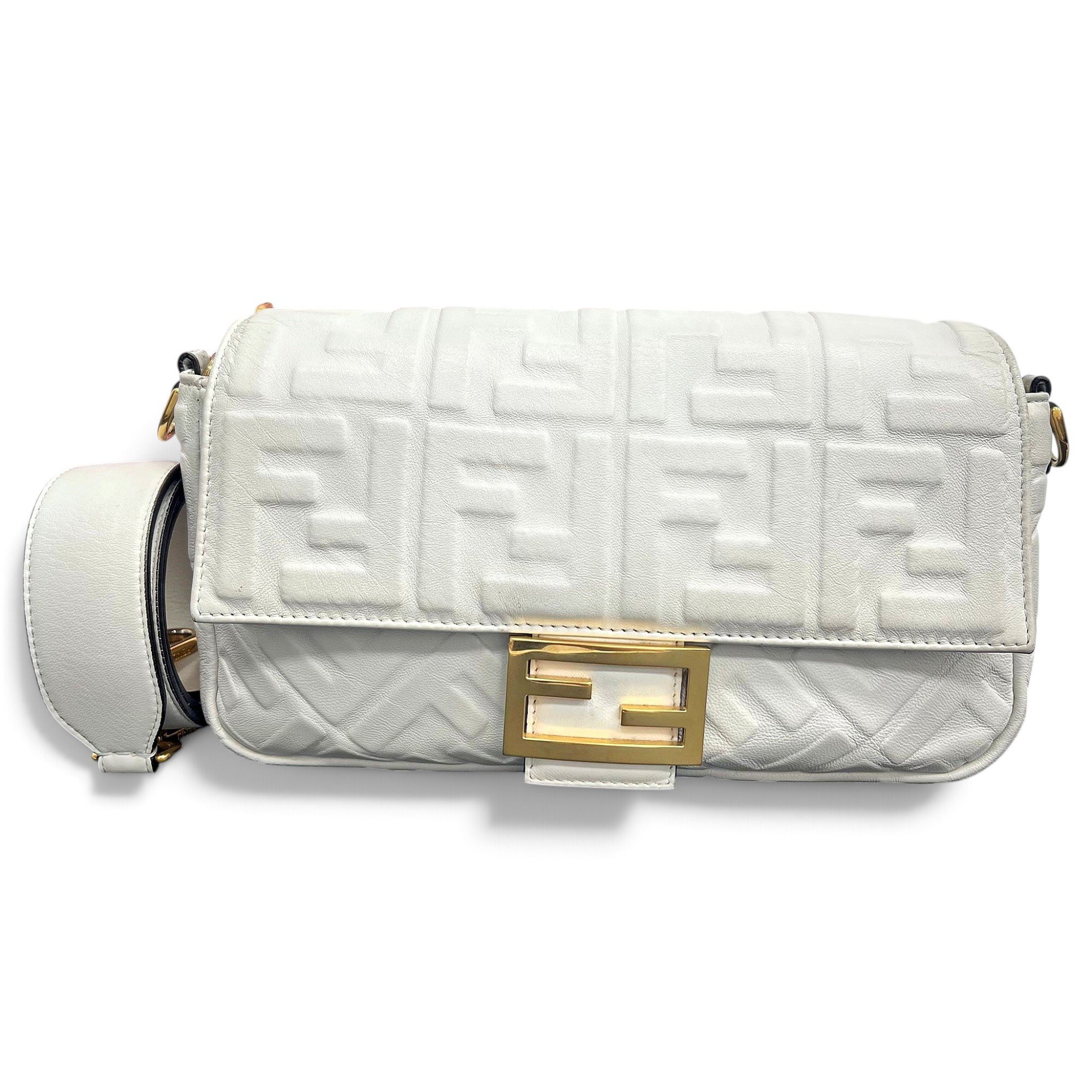 Baguette leather handbag