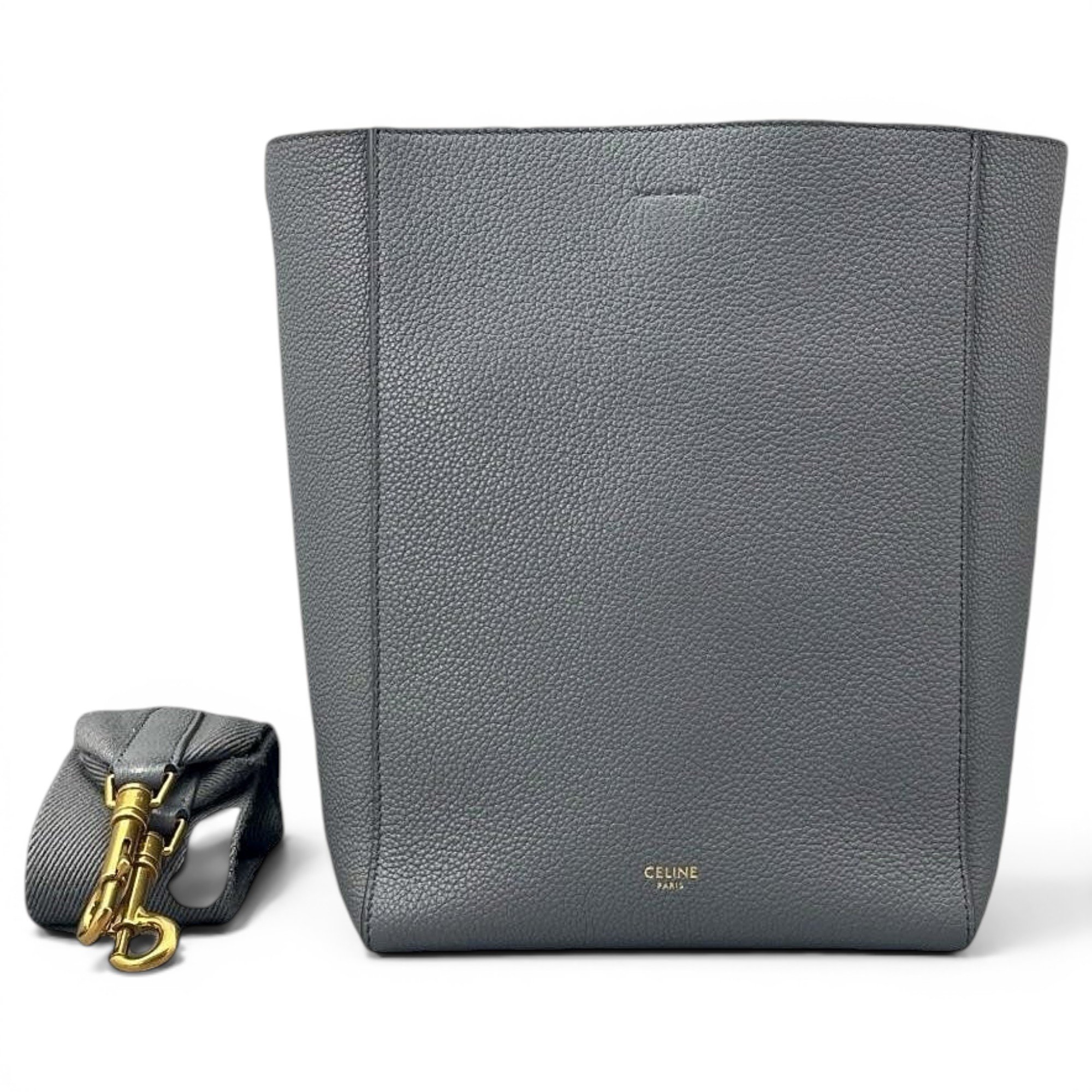 Seau Sangle leather handbag