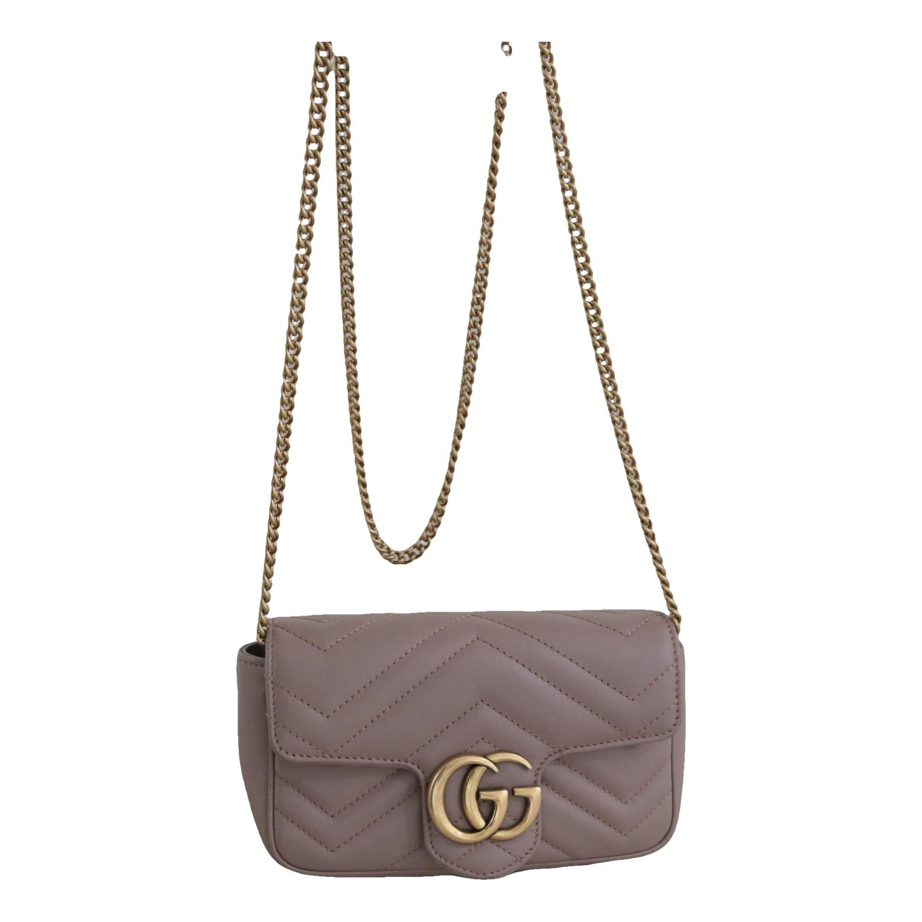 GG Marmont Flap leather handbag