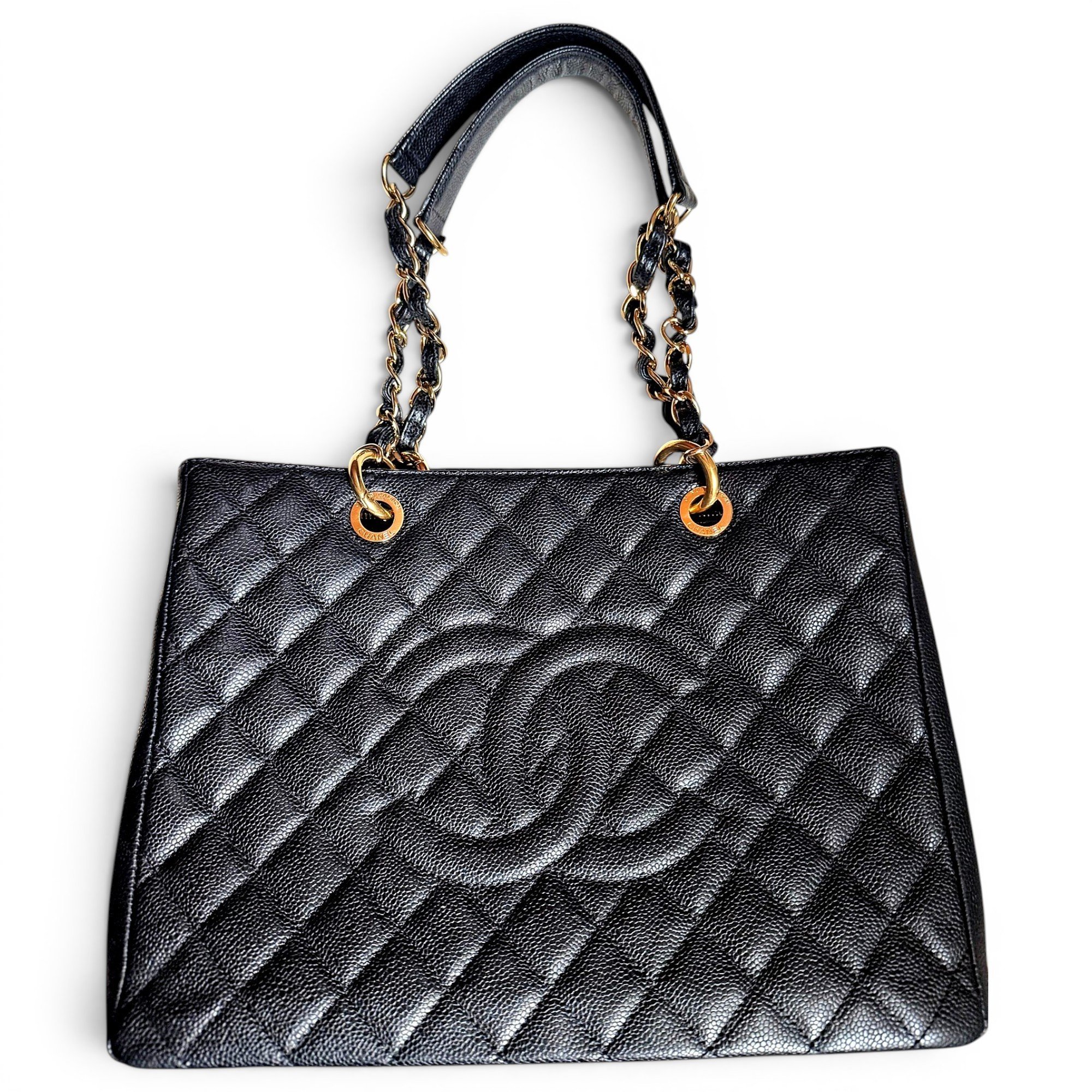 Grand shopping leather tote
