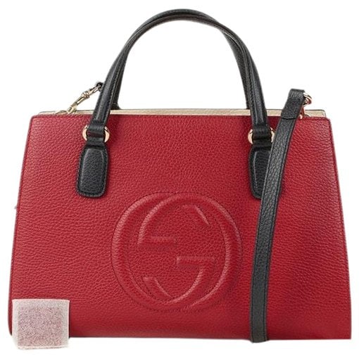 Leather handbag
