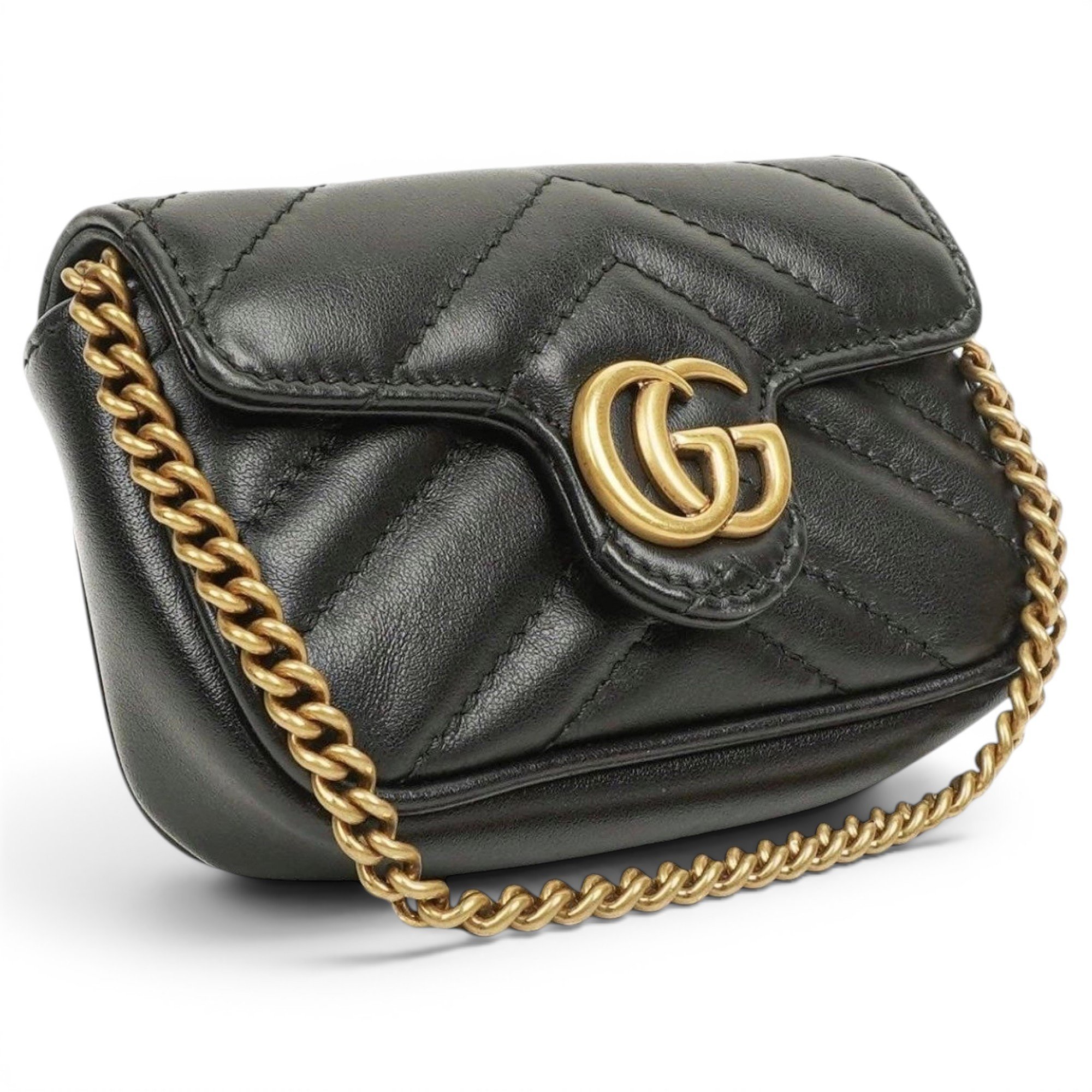GG Marmont Flap leather crossbody bag