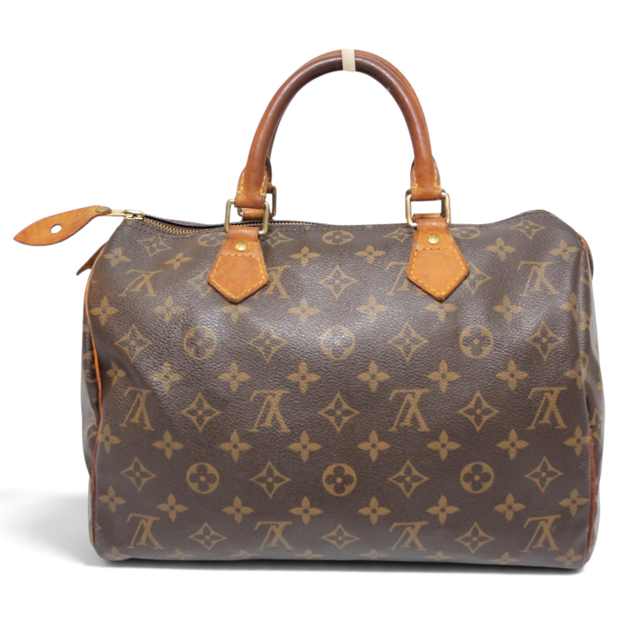Speedy leather handbag