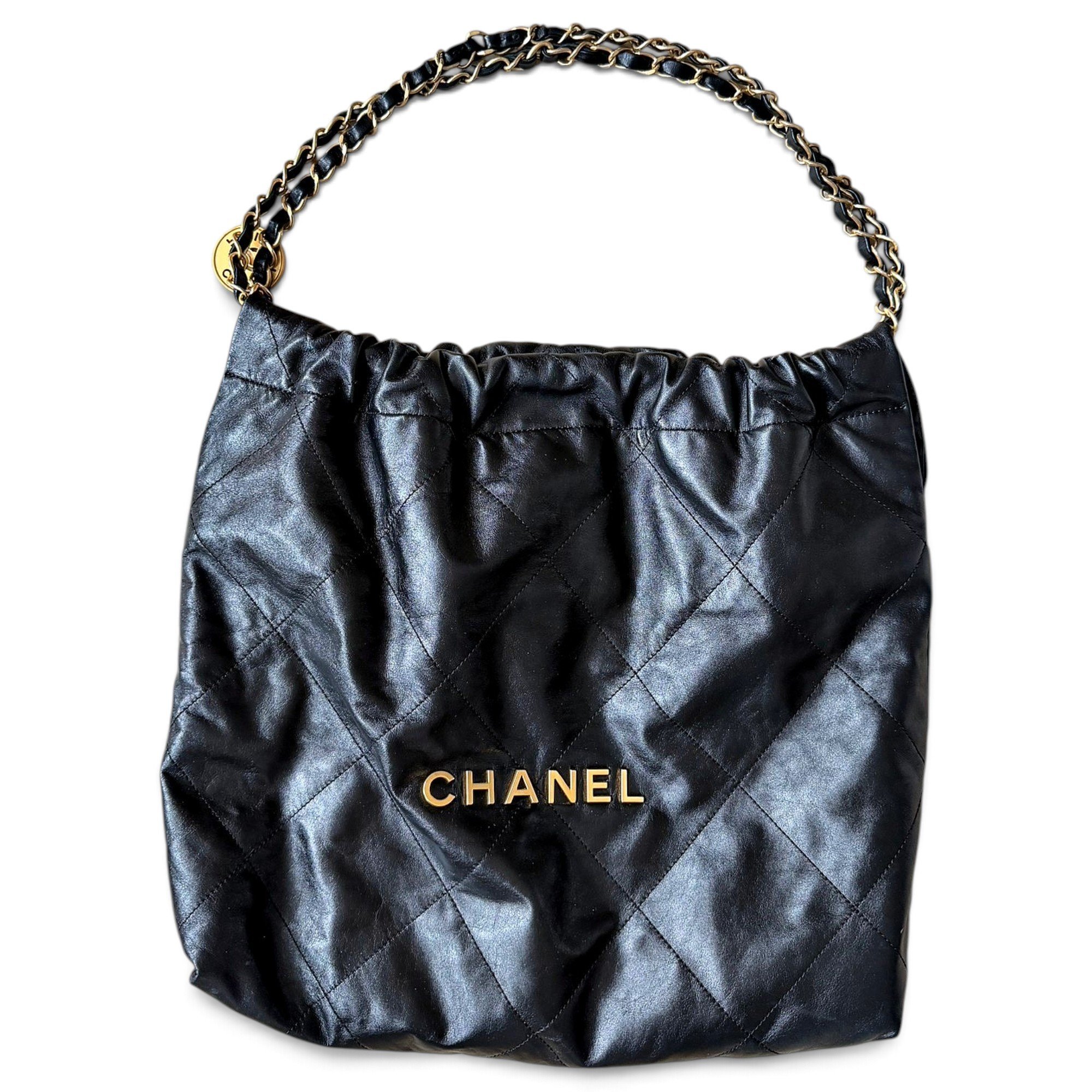 Chanel 22 leather tote