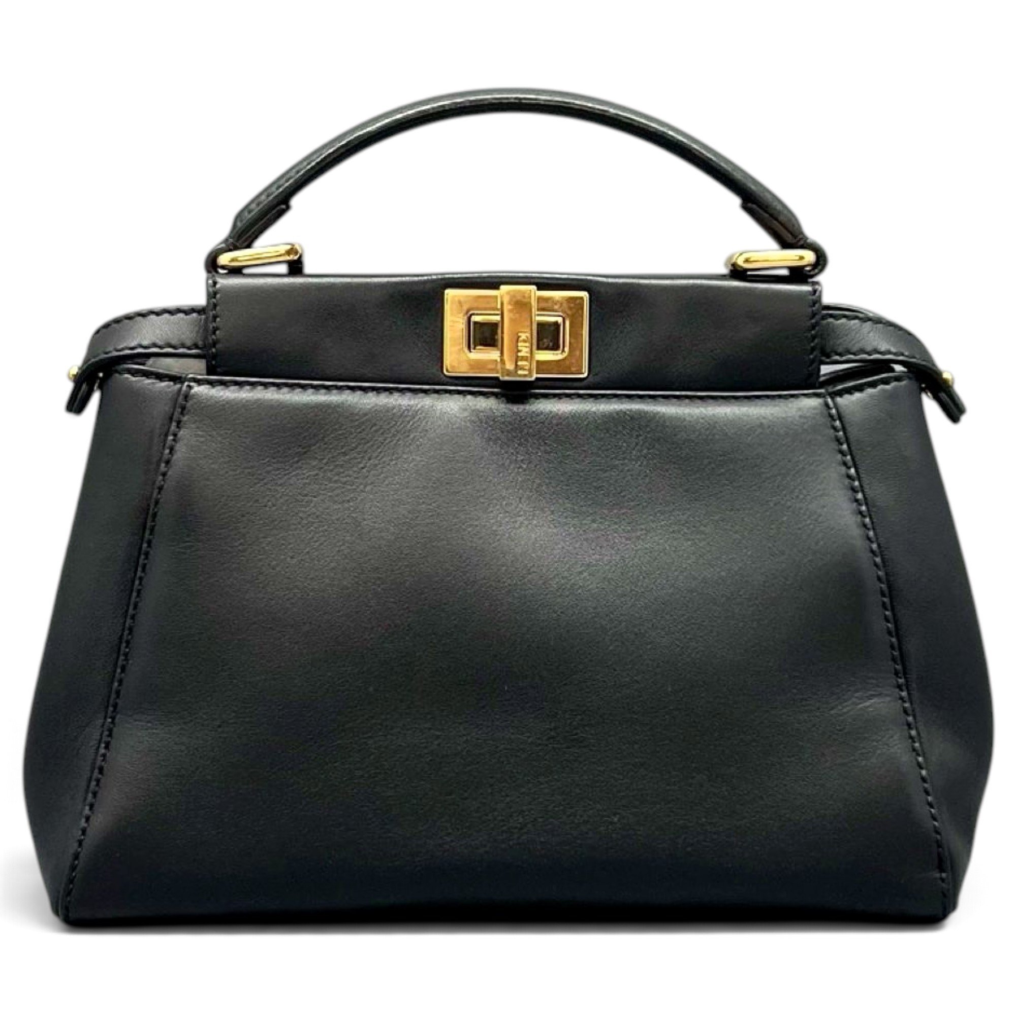 Peekaboo leather handbag