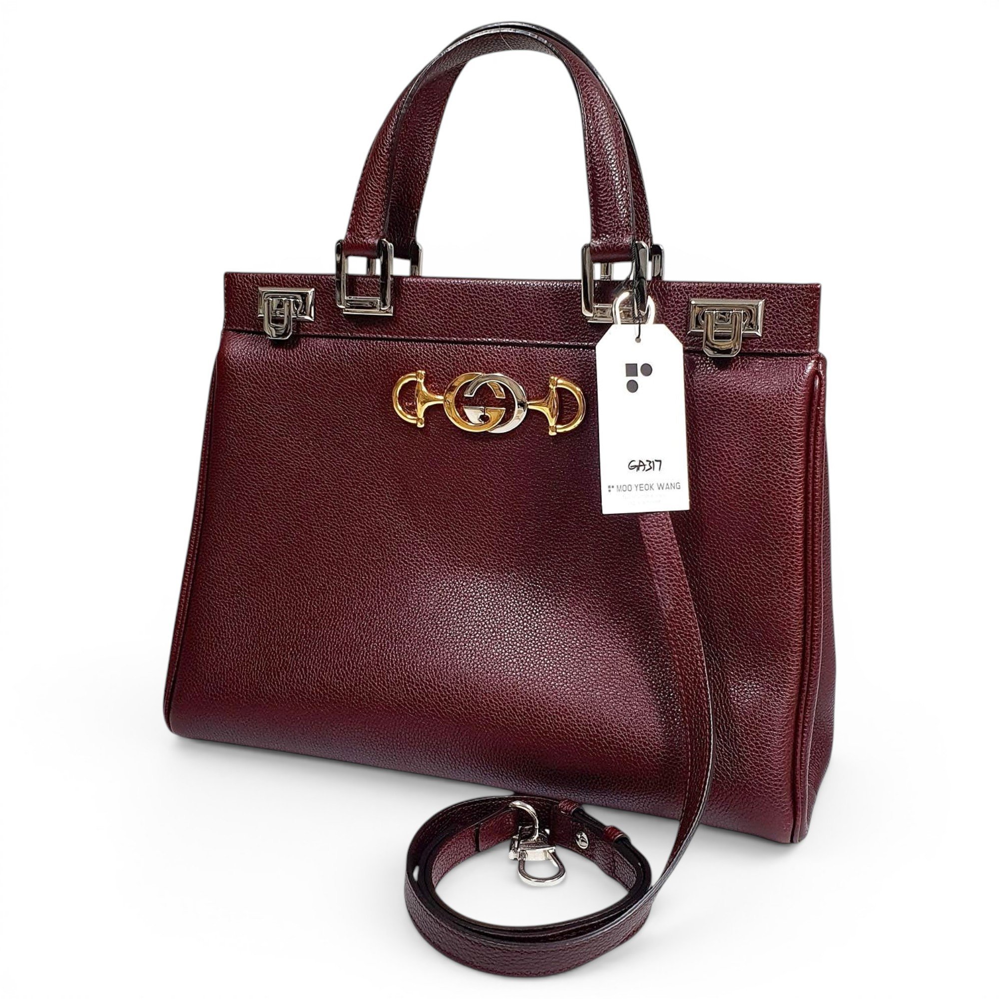 Leather handbag