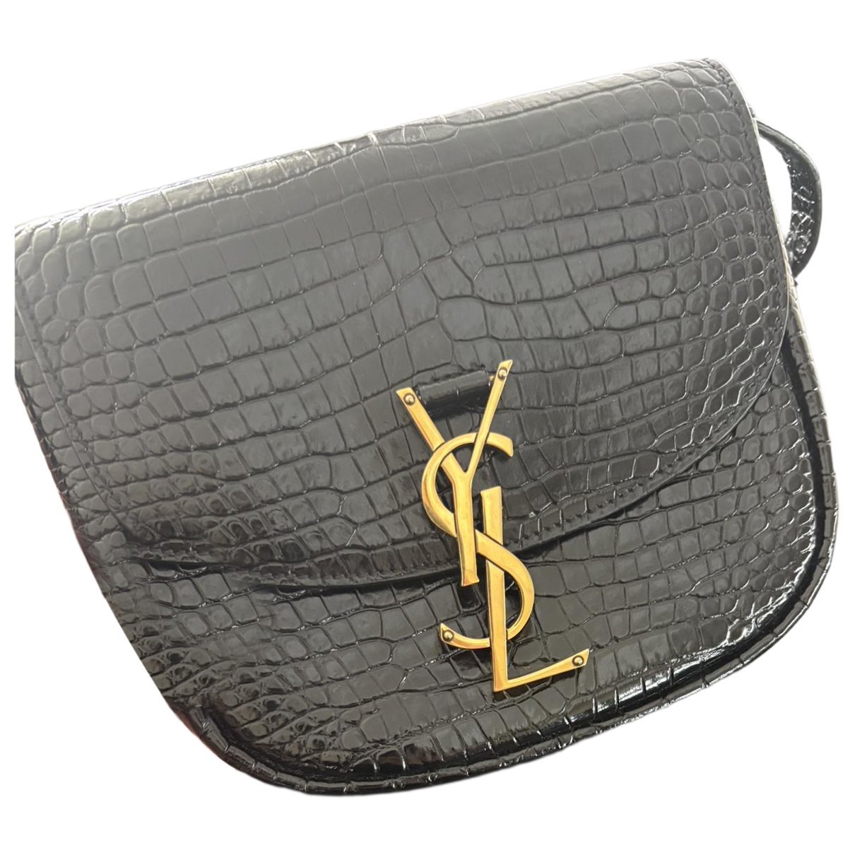 Leather clutch bag