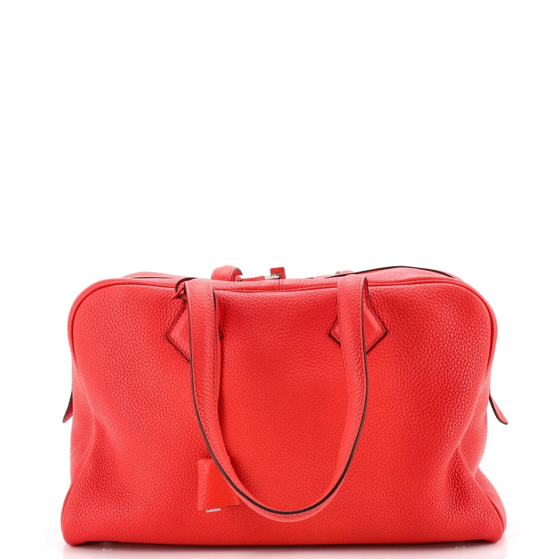 Hermes Victoria Ii 35 Handbag Clemence Leather 2014