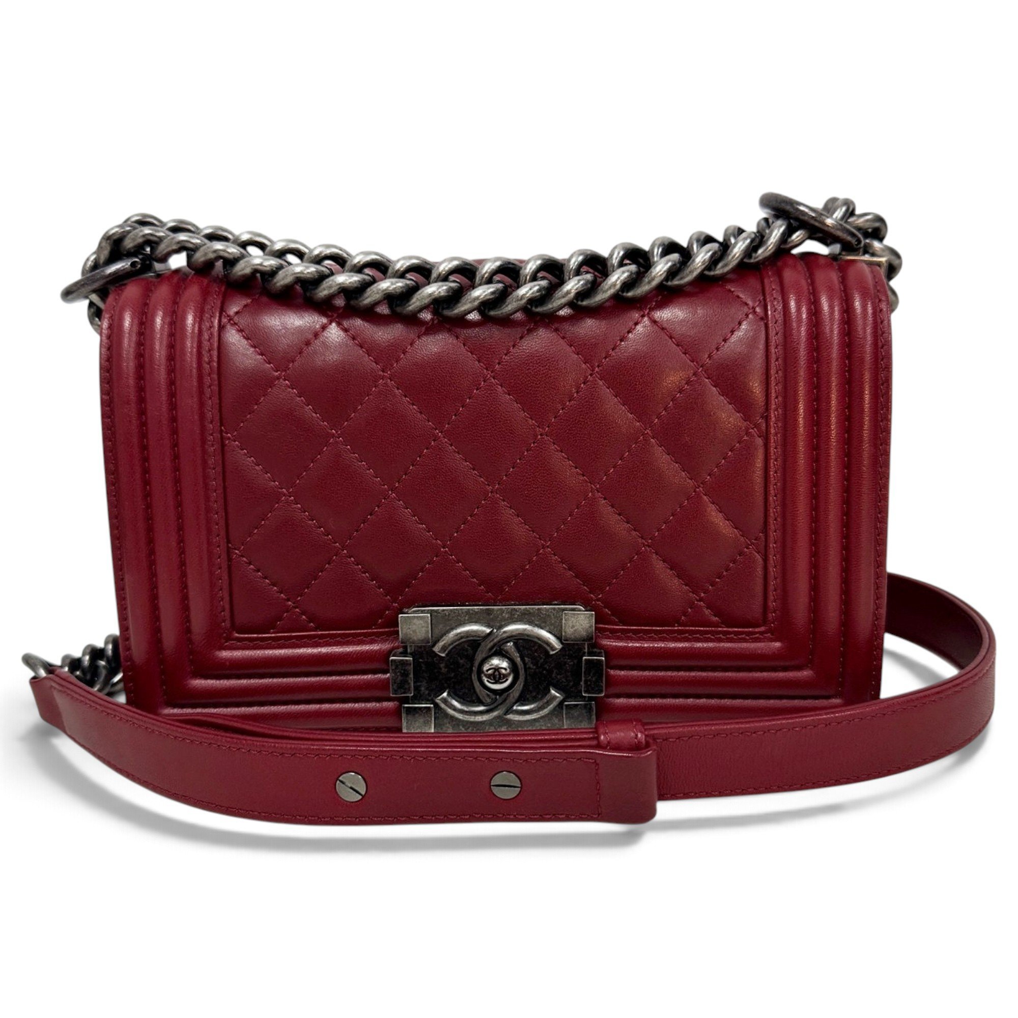Boy leather handbag