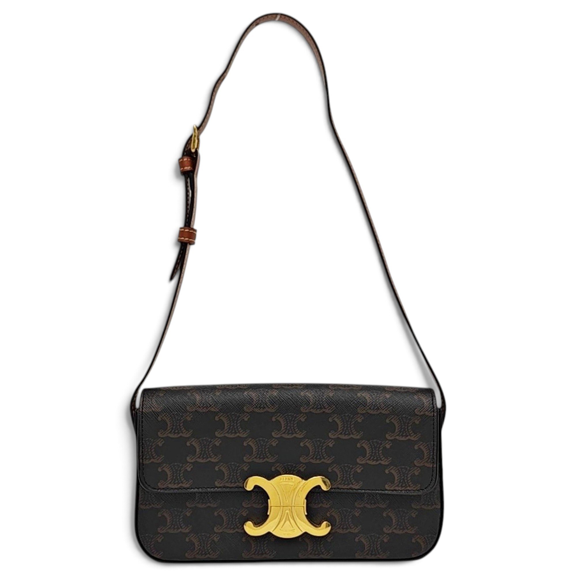Celine Triomphe leather handbag