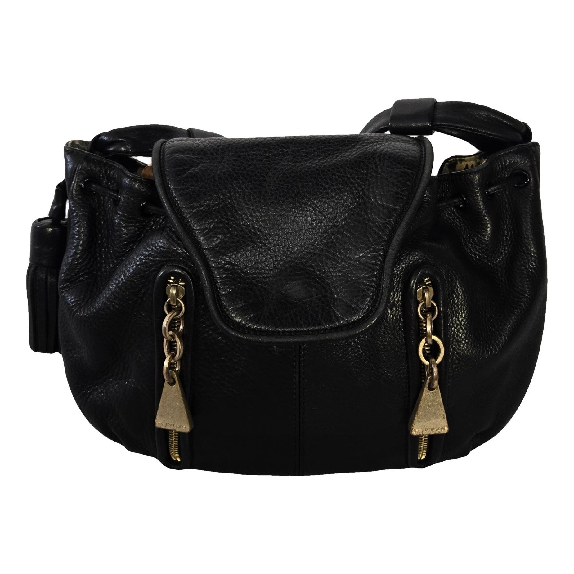 Leather handbag