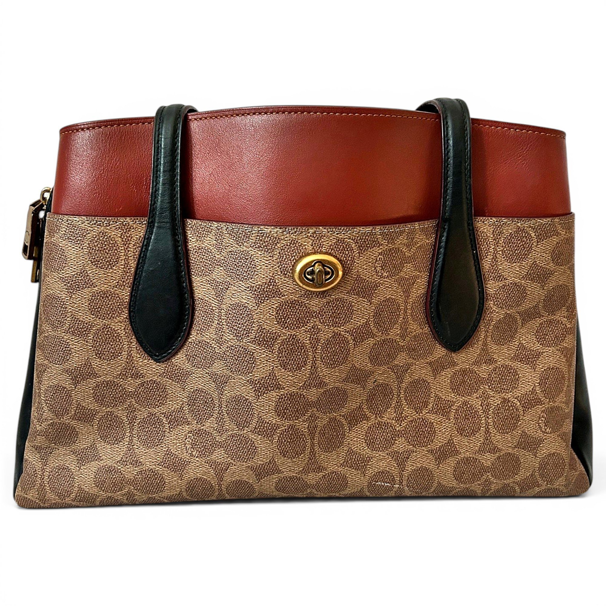 Leather tote