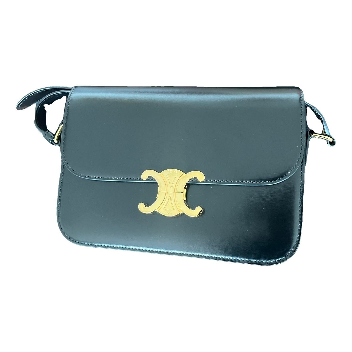 Triomphe leather handbag