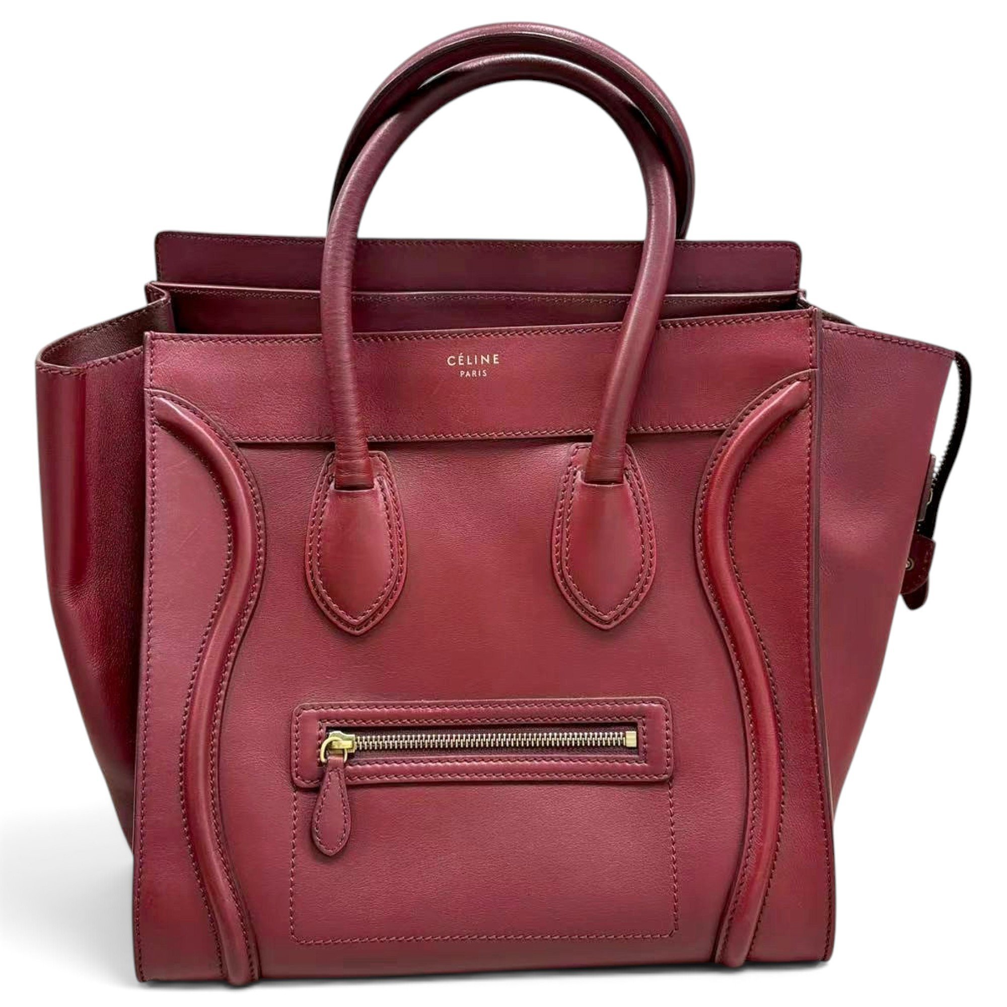 Luggage leather handbag