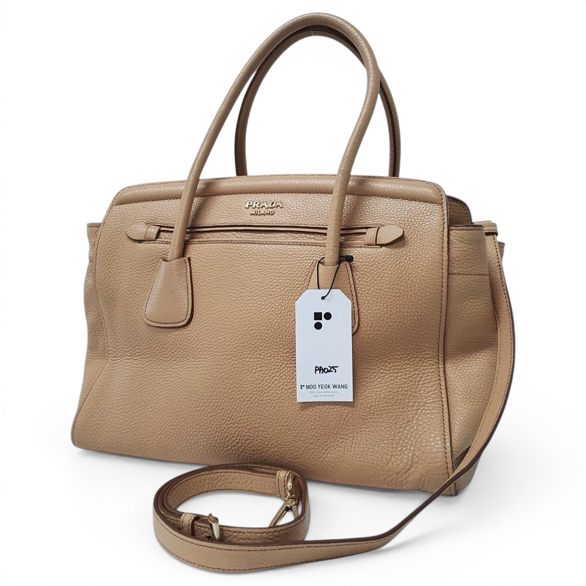 Leather handbag