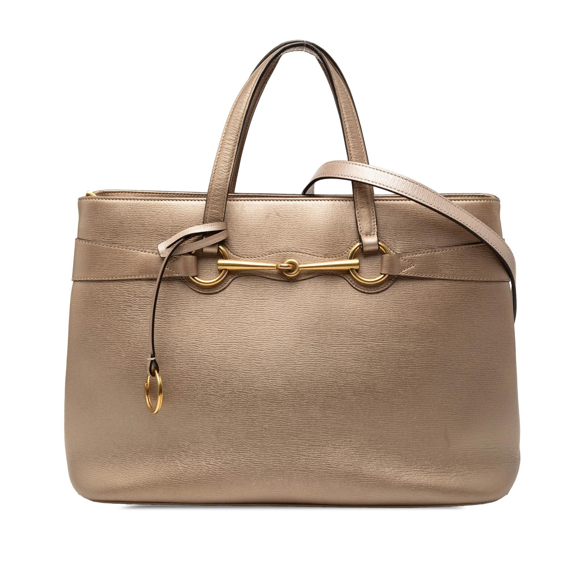 Bright Bit leather satchel