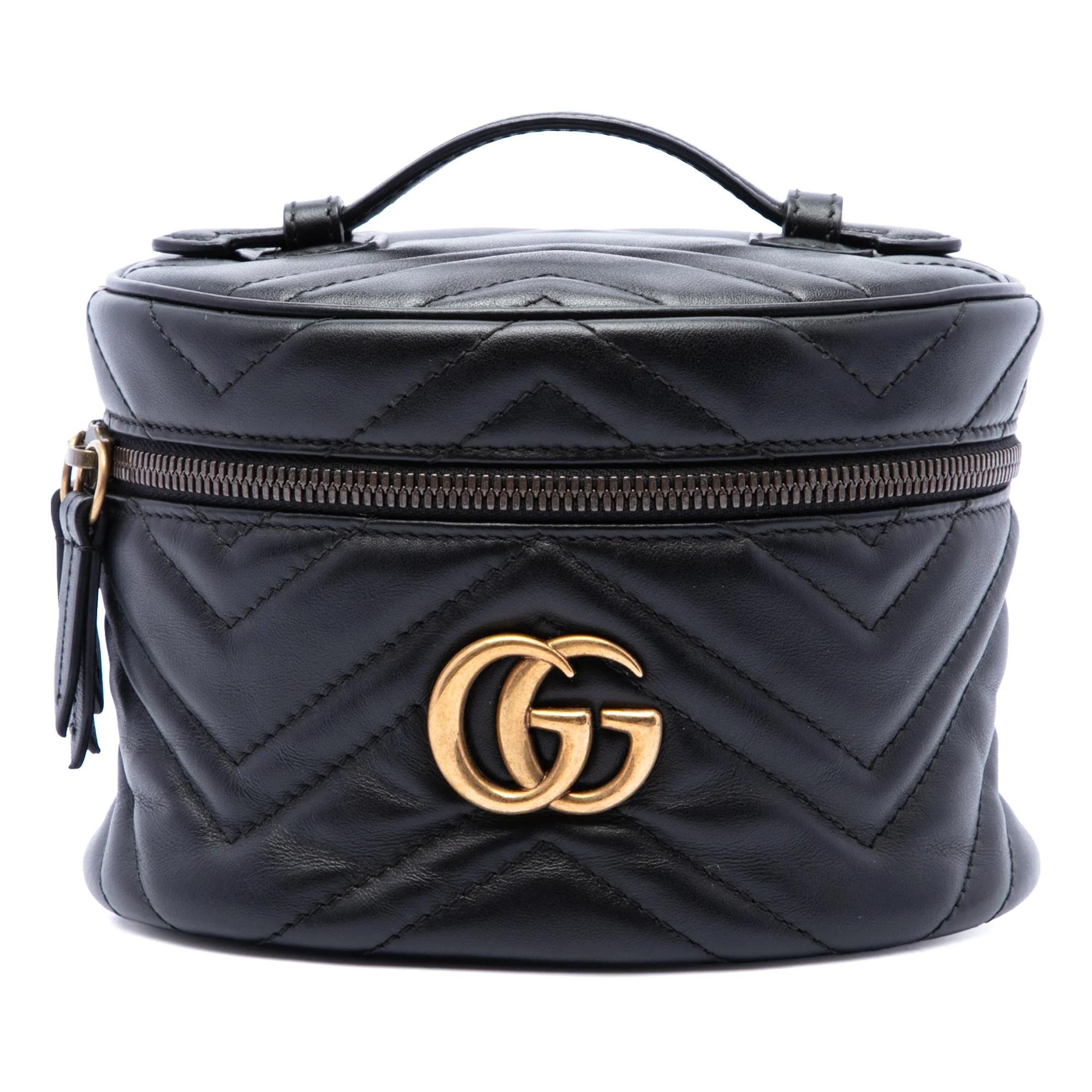 GG Marmont pony-style calfskin handbag